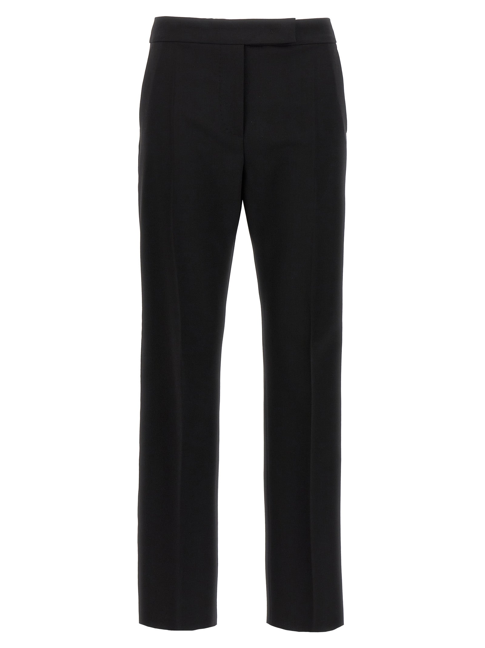 Max Mara Schwarze Hose aus reiner Schurwolle