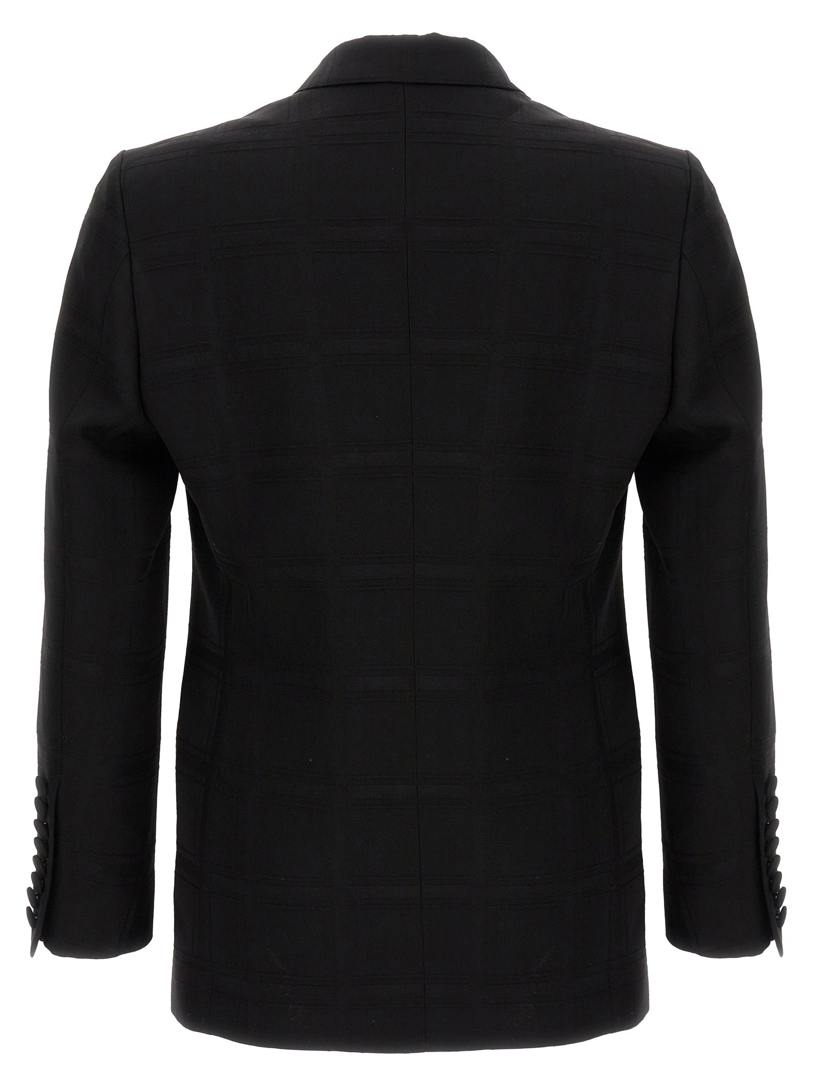 Etro Schwarzer Blazer aus reiner Schurwolle