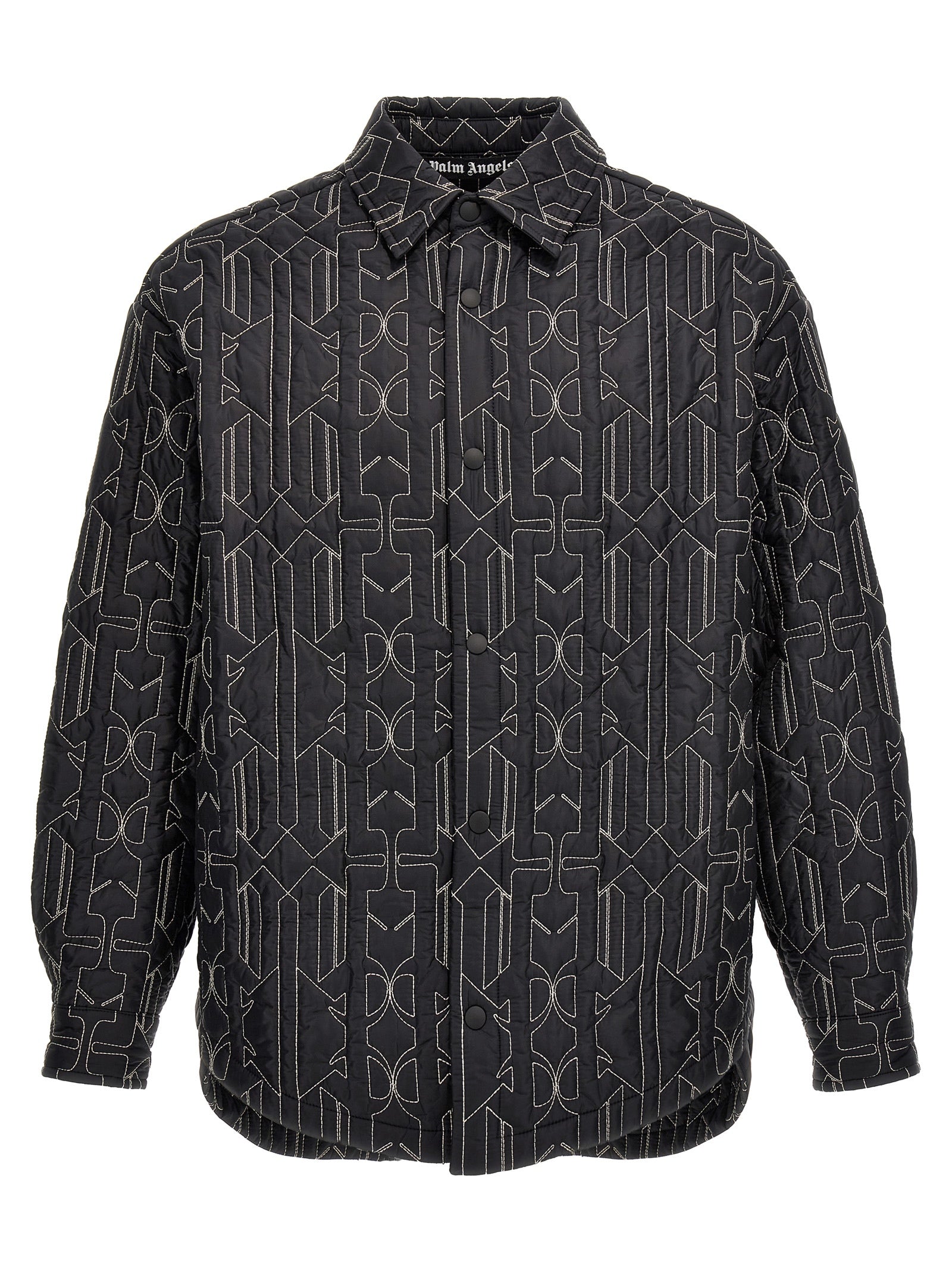 Palm Angels Graue Jacke aus Polyamid