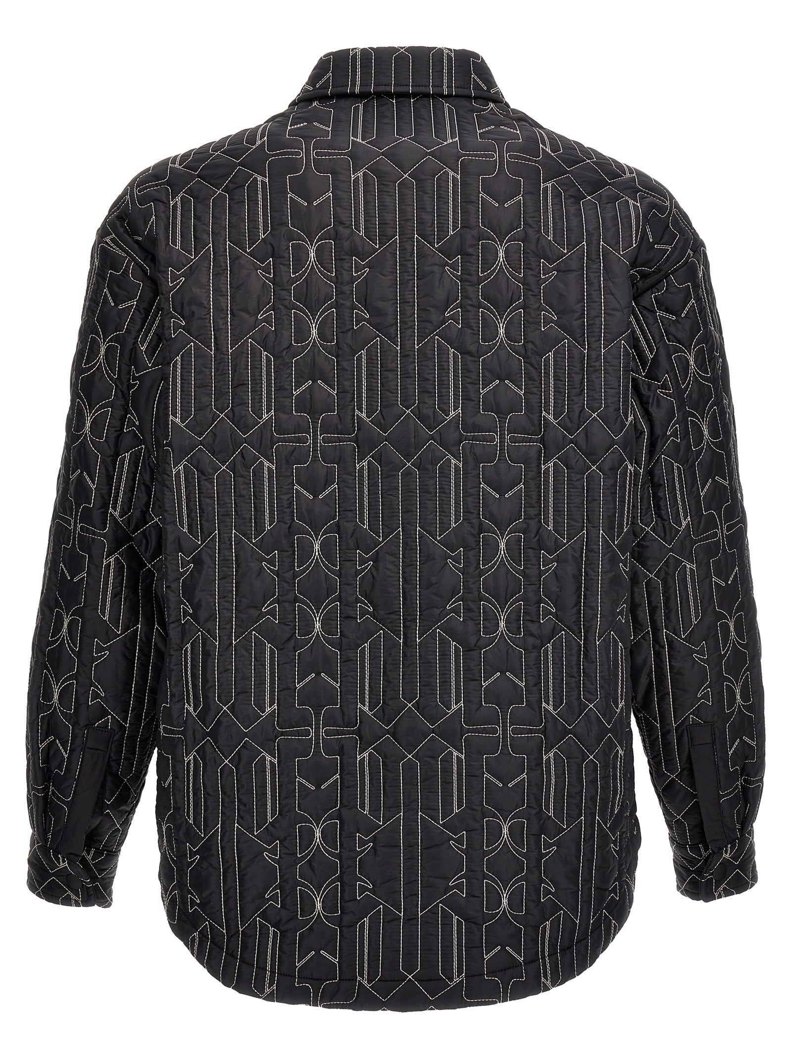 Palm Angels Graue Jacke aus Polyamid