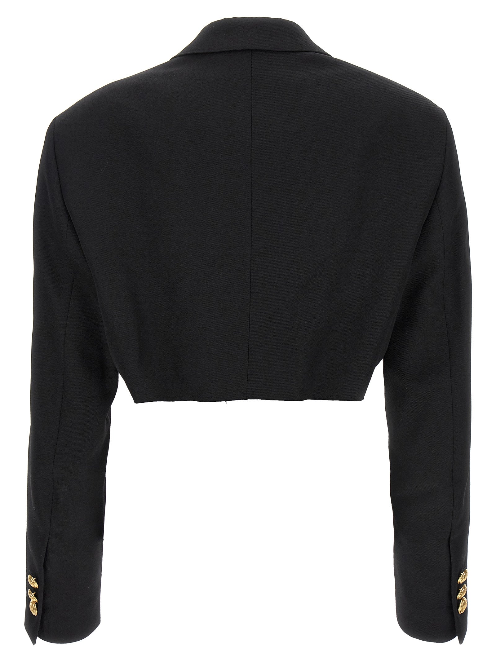 Palm Angels Schwarzer Blazer aus Polyester