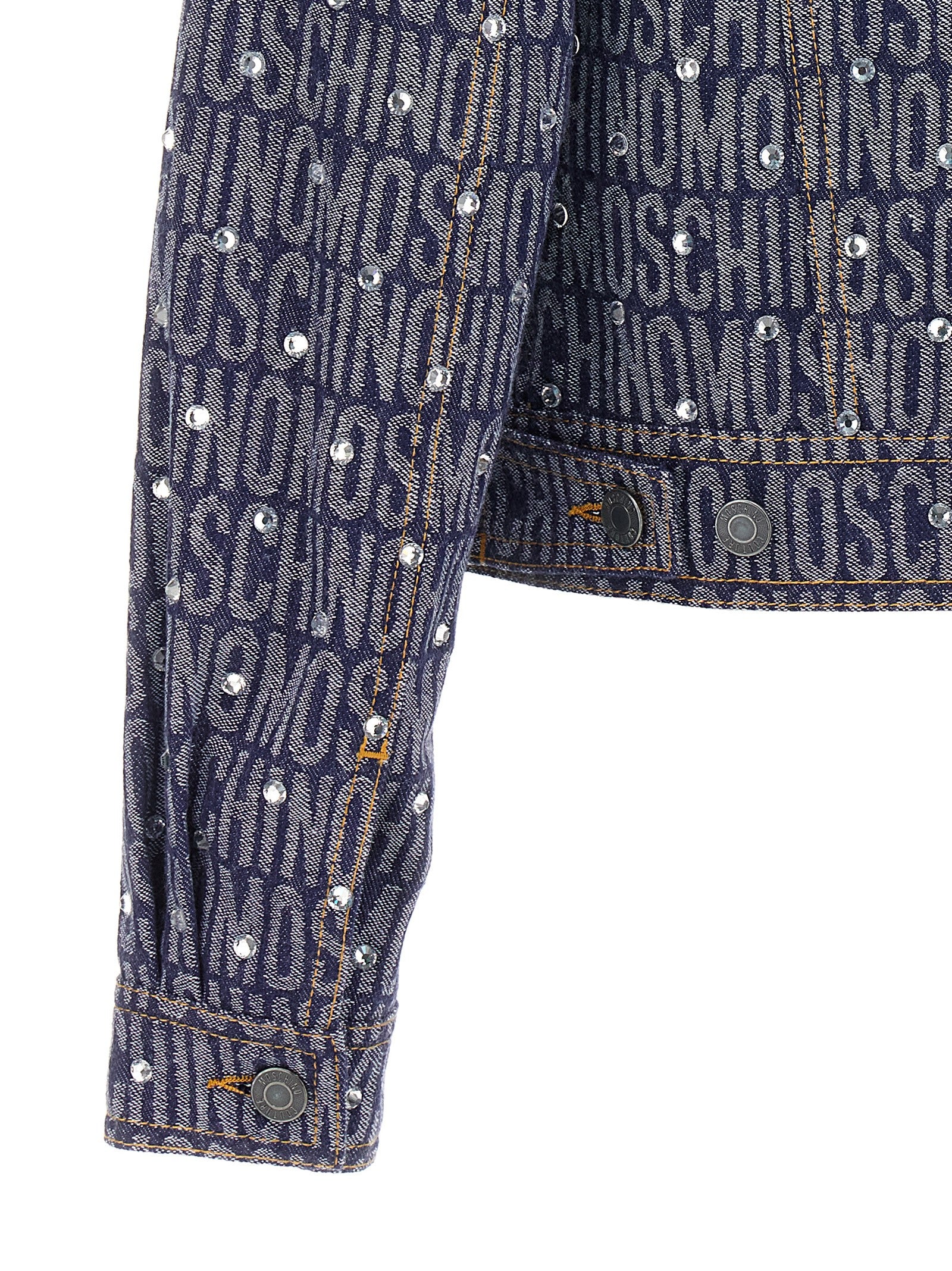 Moschino Blaue Jeansjacke aus Baumwolle