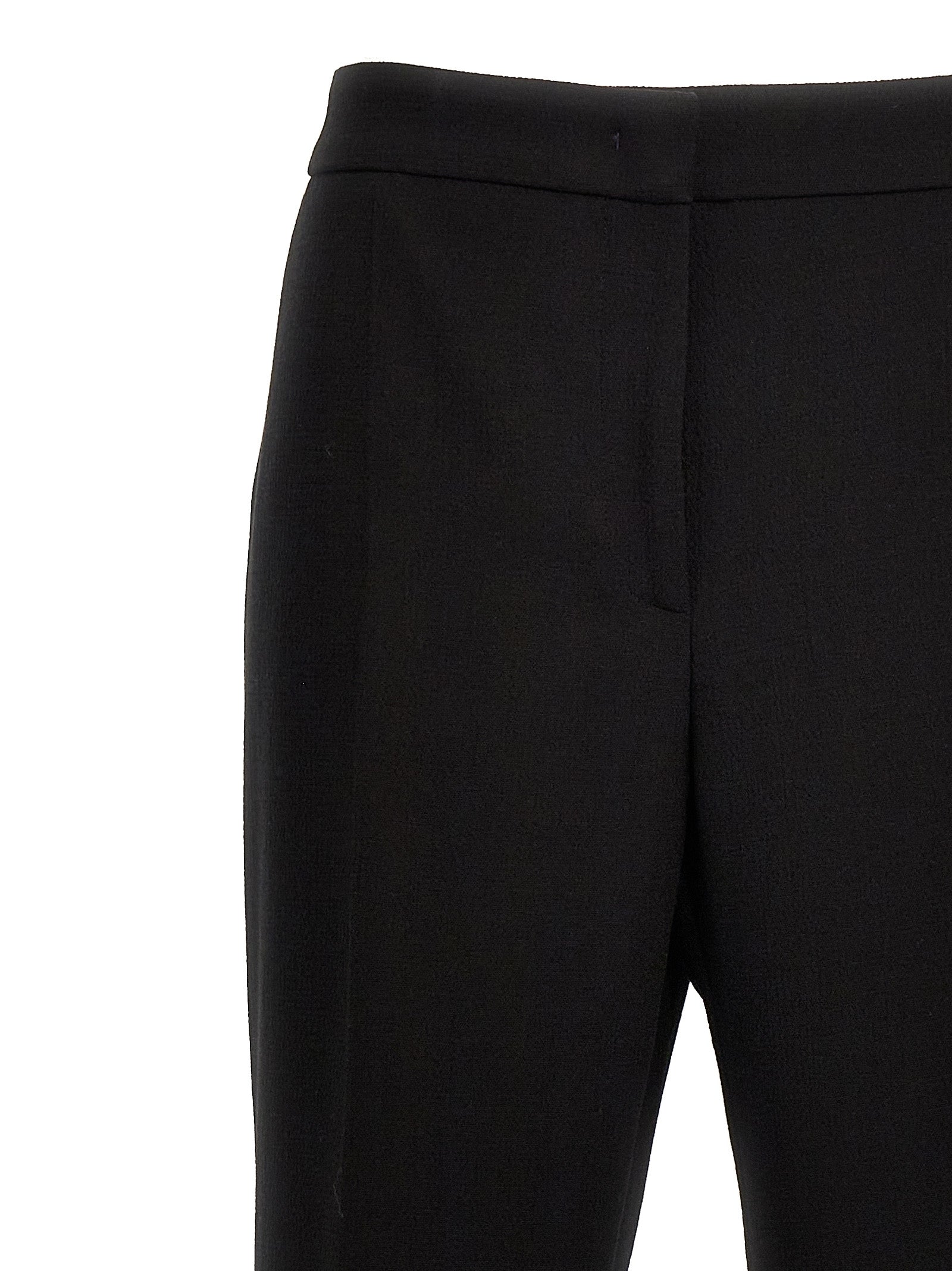 Moschino Schwarze Viskose-Anzughose