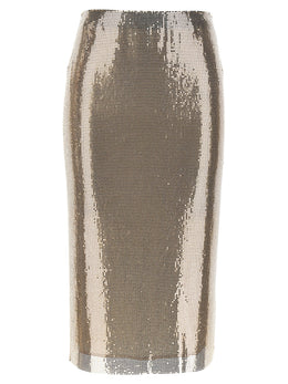 Sportmax Mehrfarbiger Polyester-Maxirock