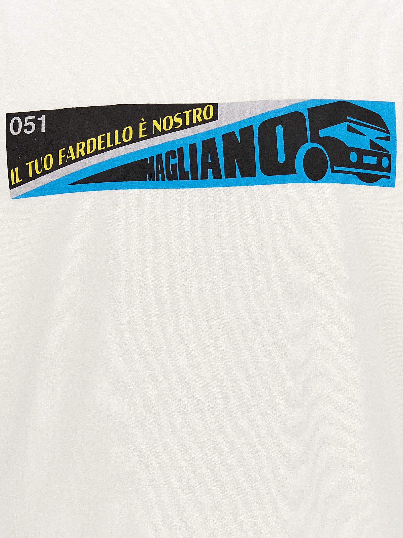 Magliano Weißes Baumwoll-T-Shirt
