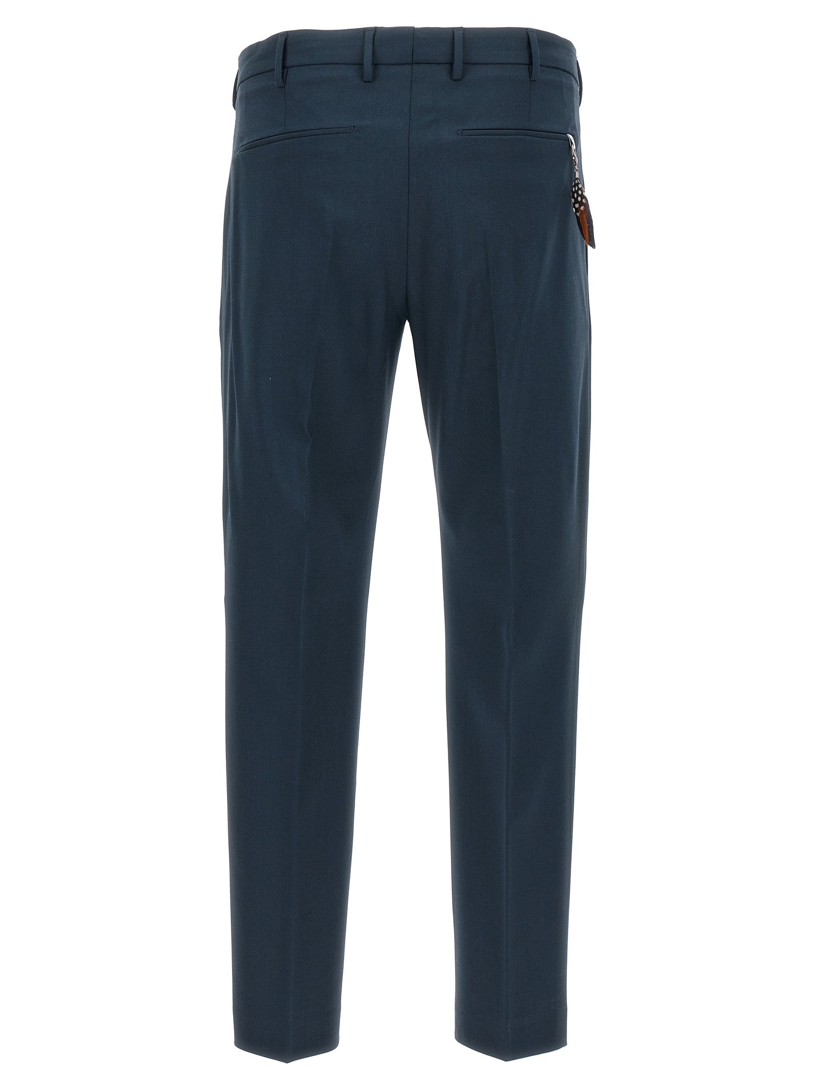 PT Torino Blaue Hose aus reiner Schurwolle