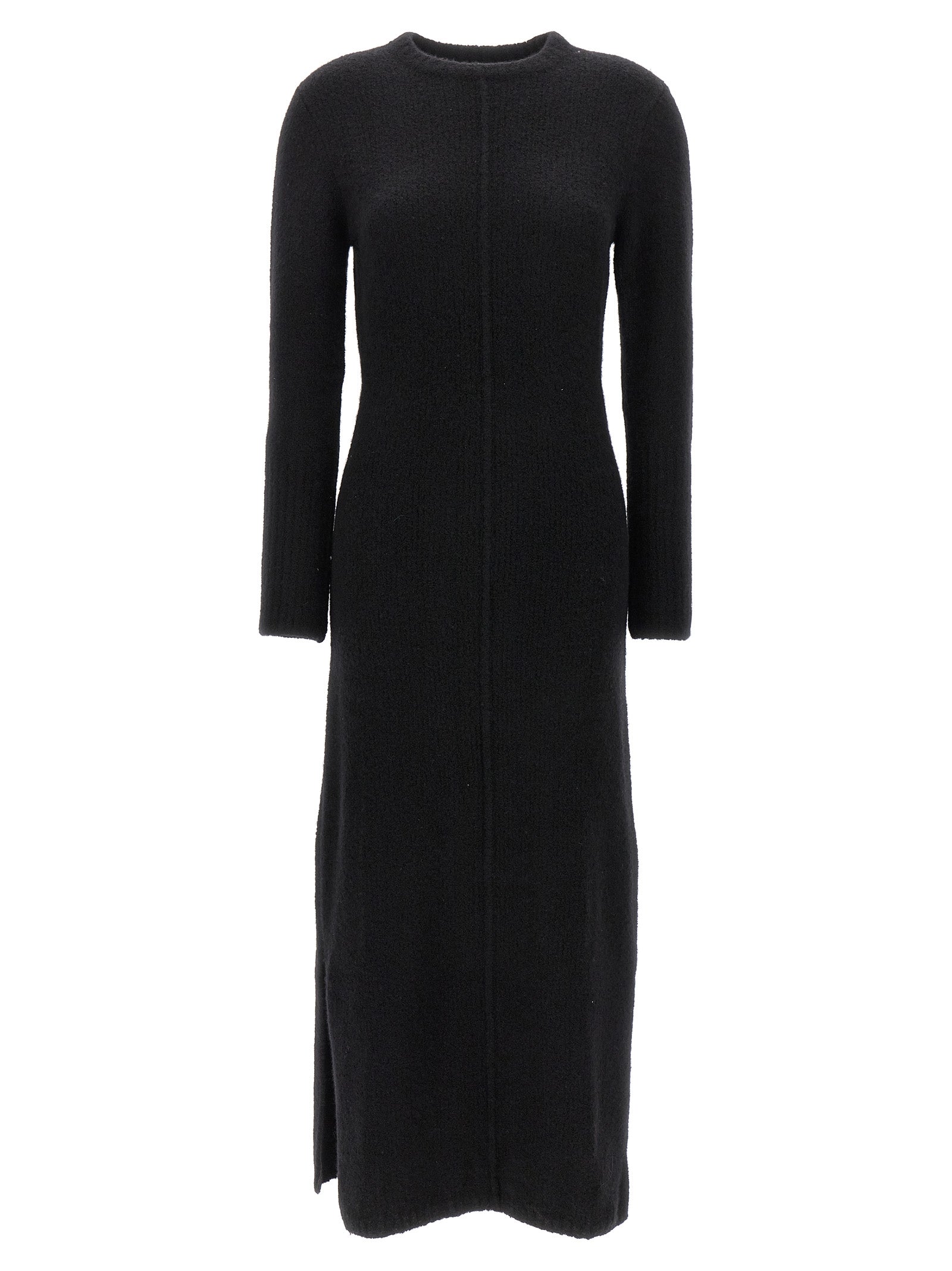 Loulou De Saison Langes schwarzes Kaschmirkleid