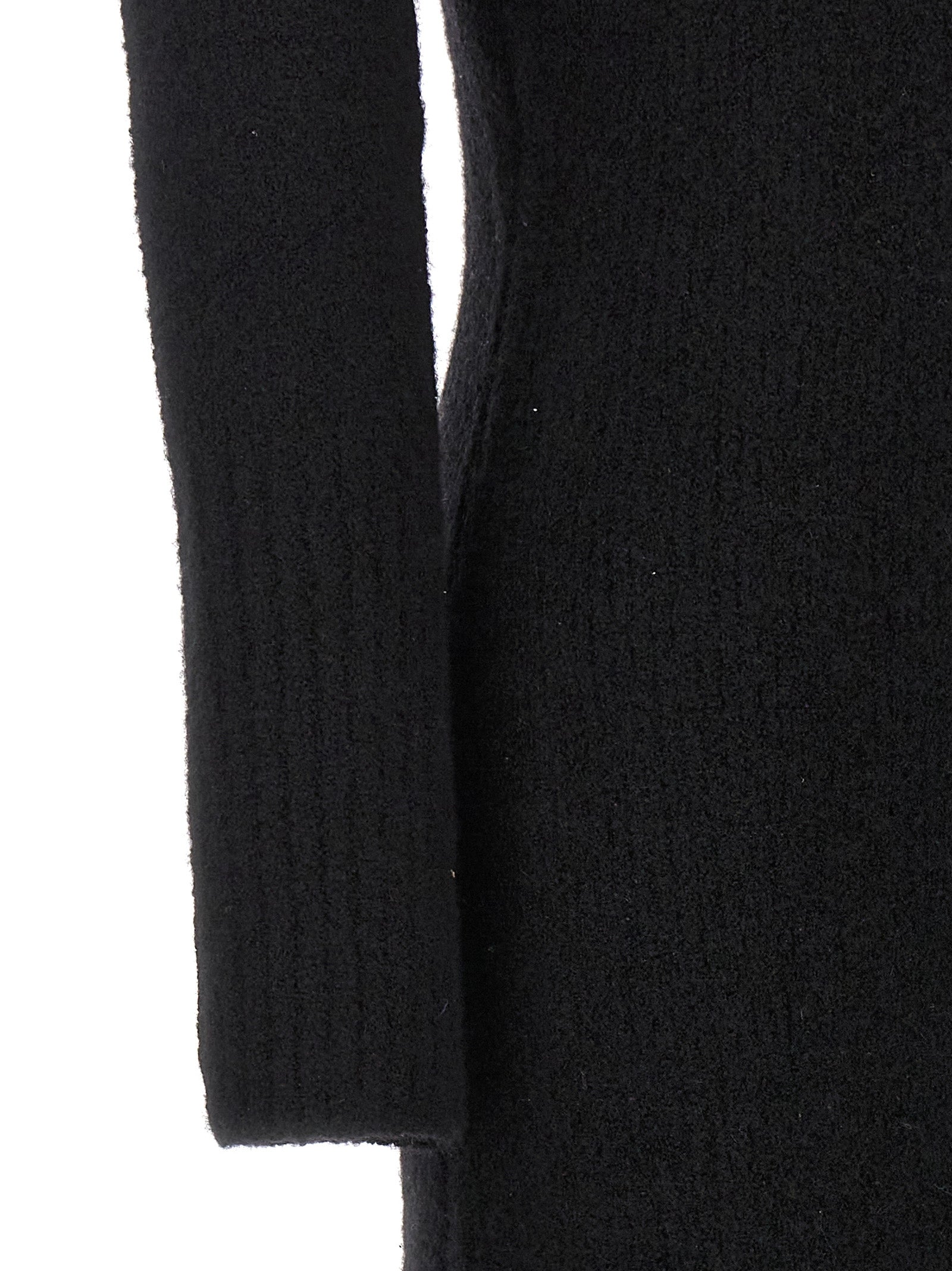 Loulou De Saison Langes schwarzes Kaschmirkleid