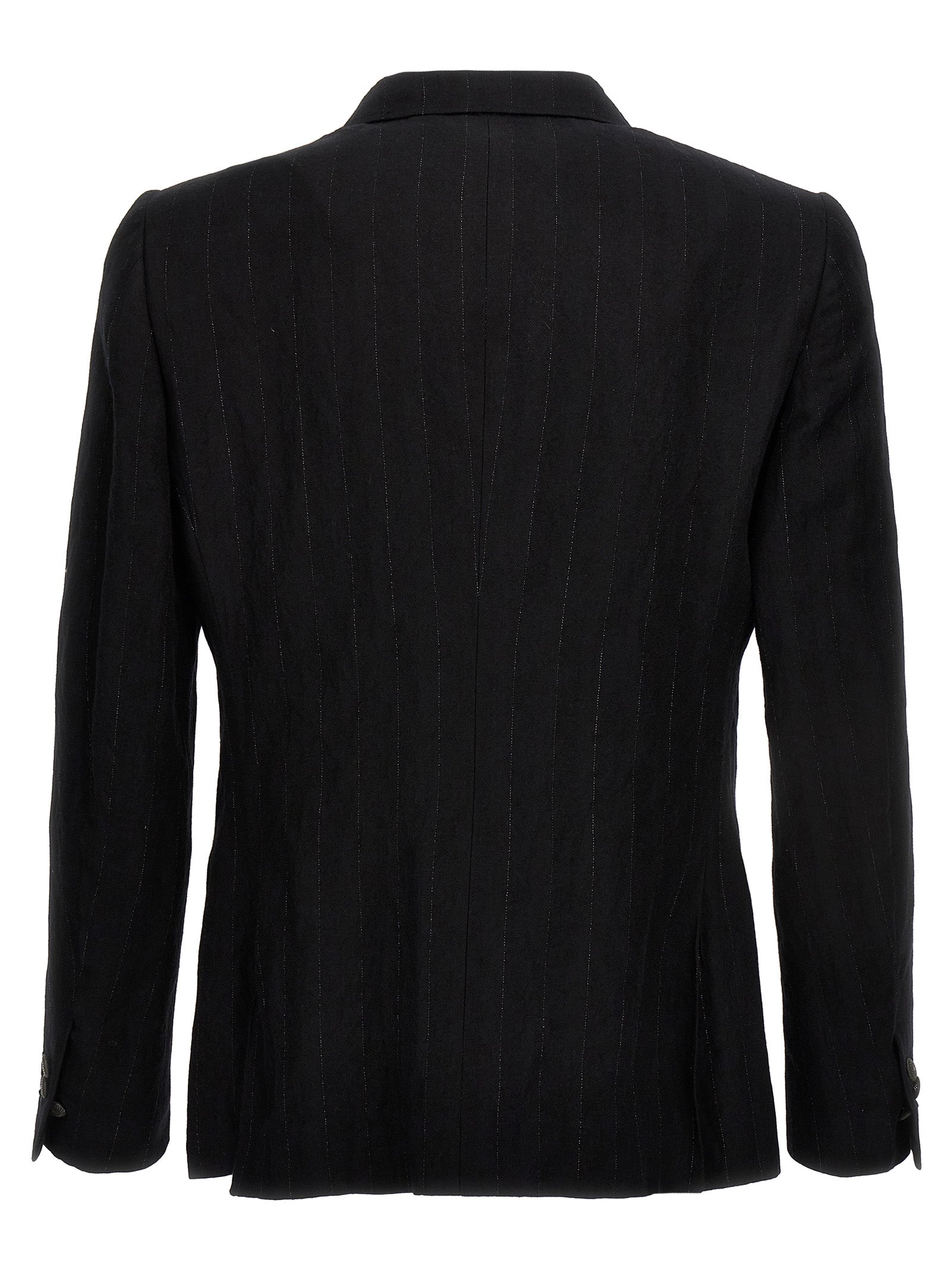 MAURIZIO MIRI Schwarzer Baumwollblazer