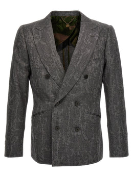 MAURIZIO MIRI Grauer Wollblazer