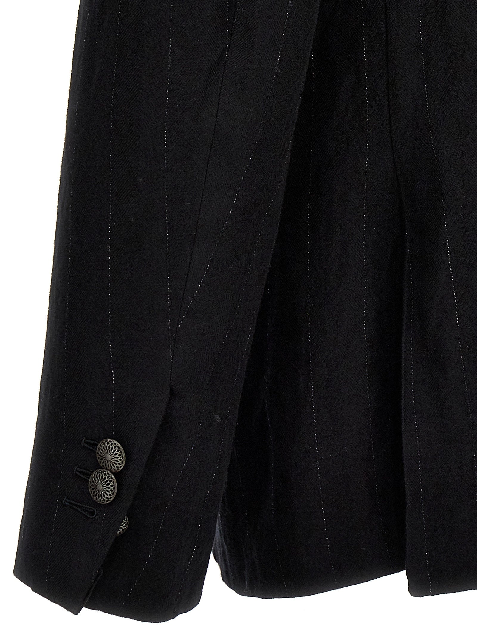 MAURIZIO MIRI Schwarzer Baumwollblazer