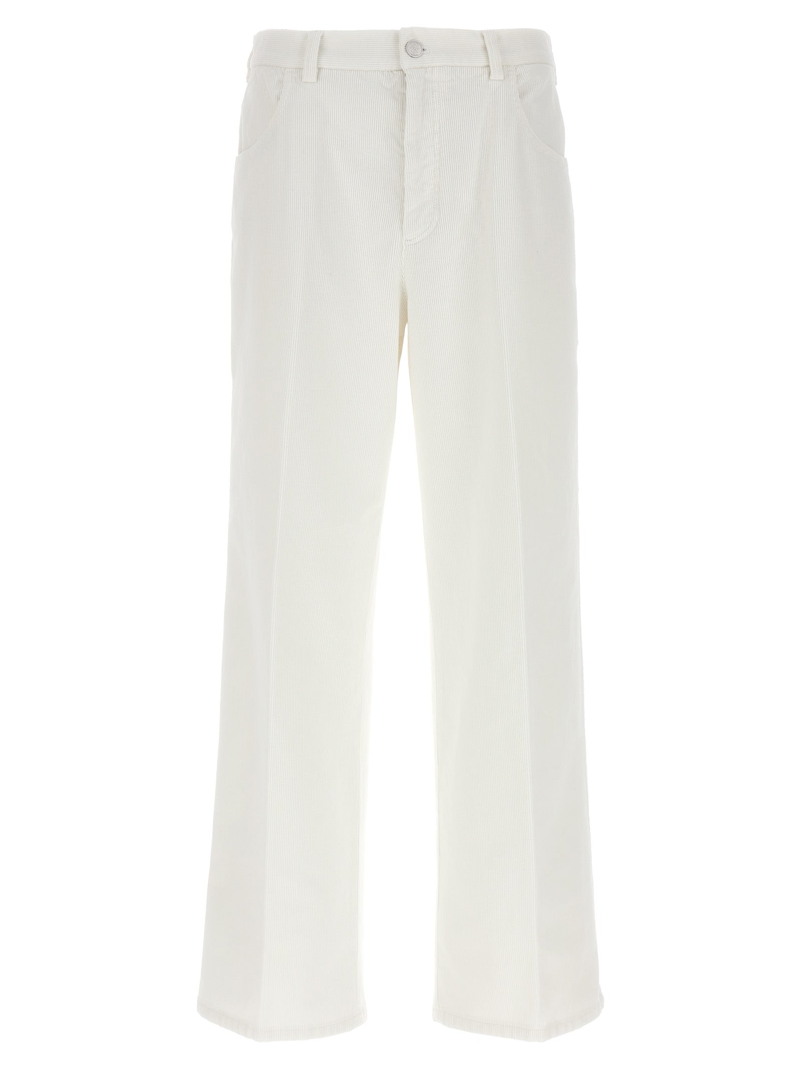 CELLAR DOOR Weiße Baumwollhose im Casual-Look