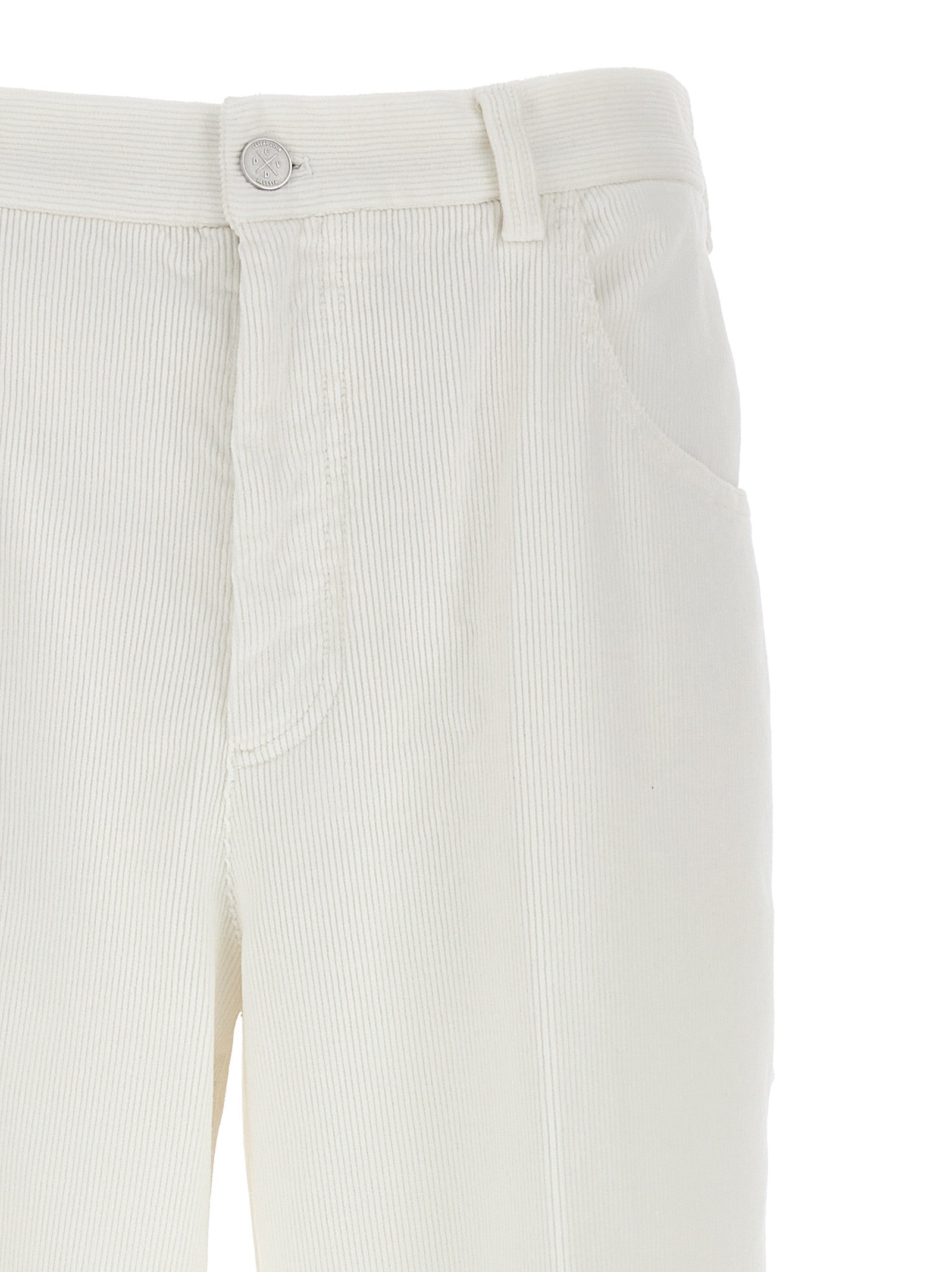 CELLAR DOOR Weiße Baumwollhose im Casual-Look