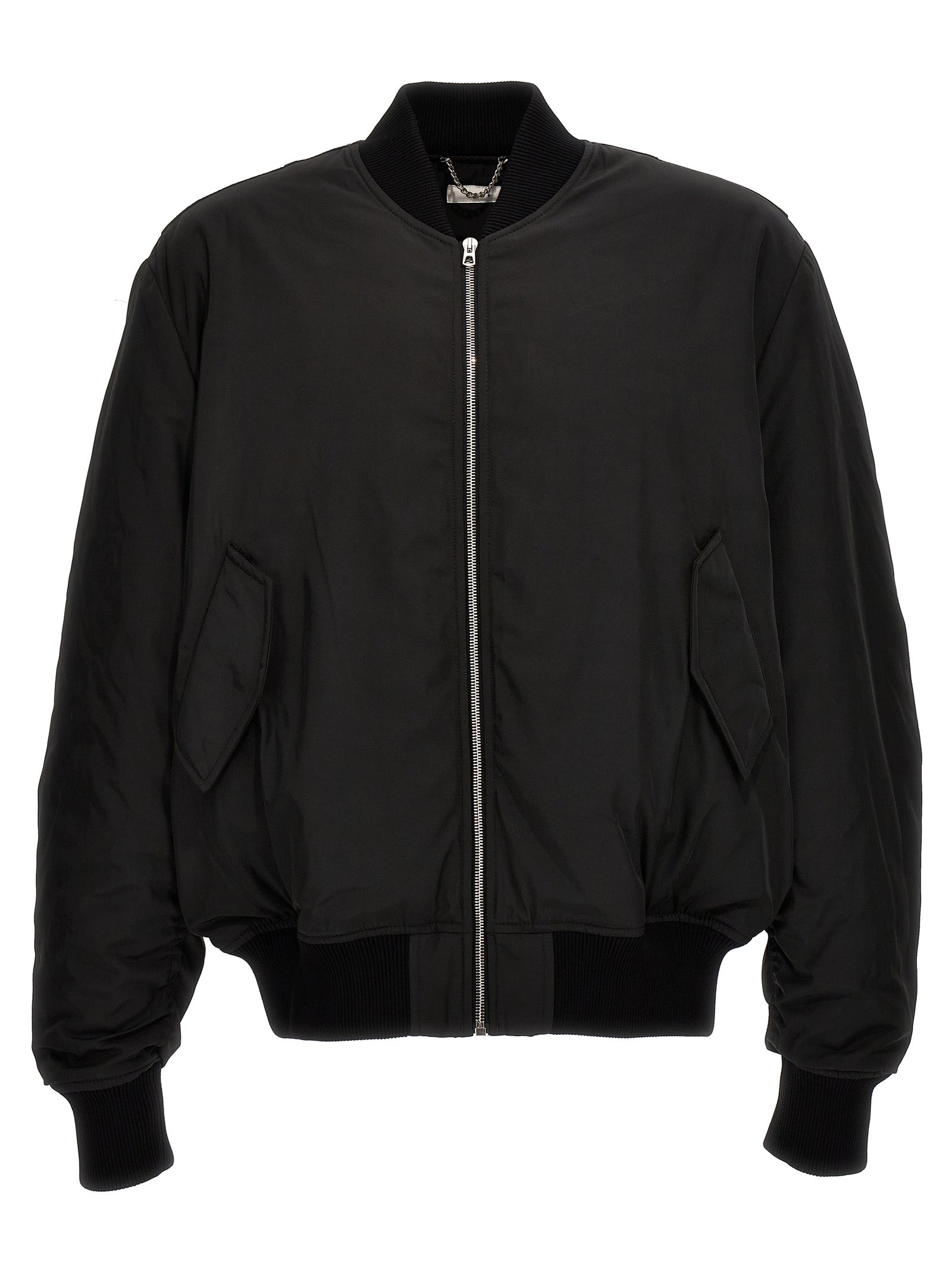 1989 Studio Schwarzer Bomber aus Polyester
