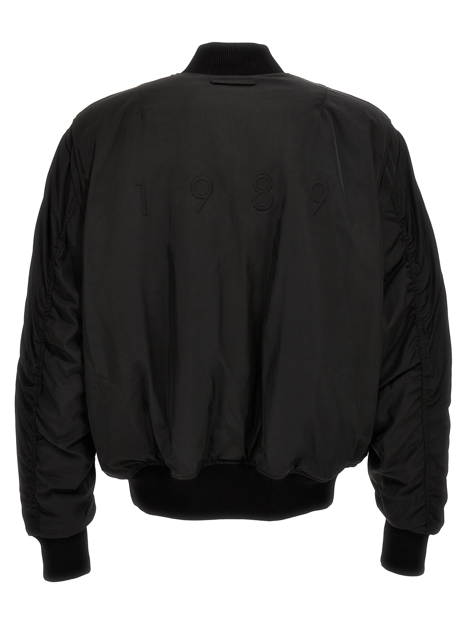 1989 Studio Schwarzer Bomber aus Polyester