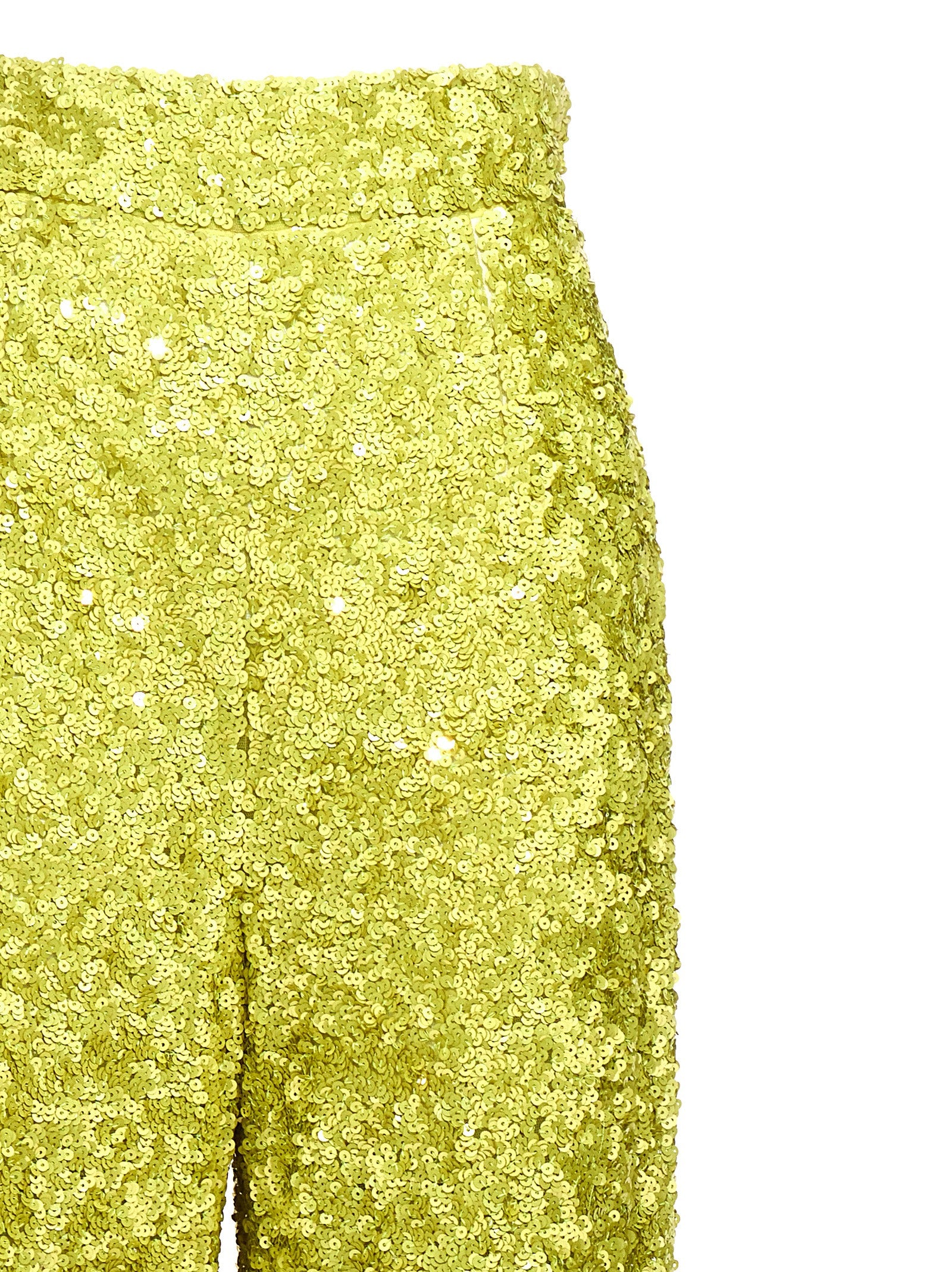 Ermanno Scervino Zweifarbige Polyamid-Hose mit ausgestelltem Bein