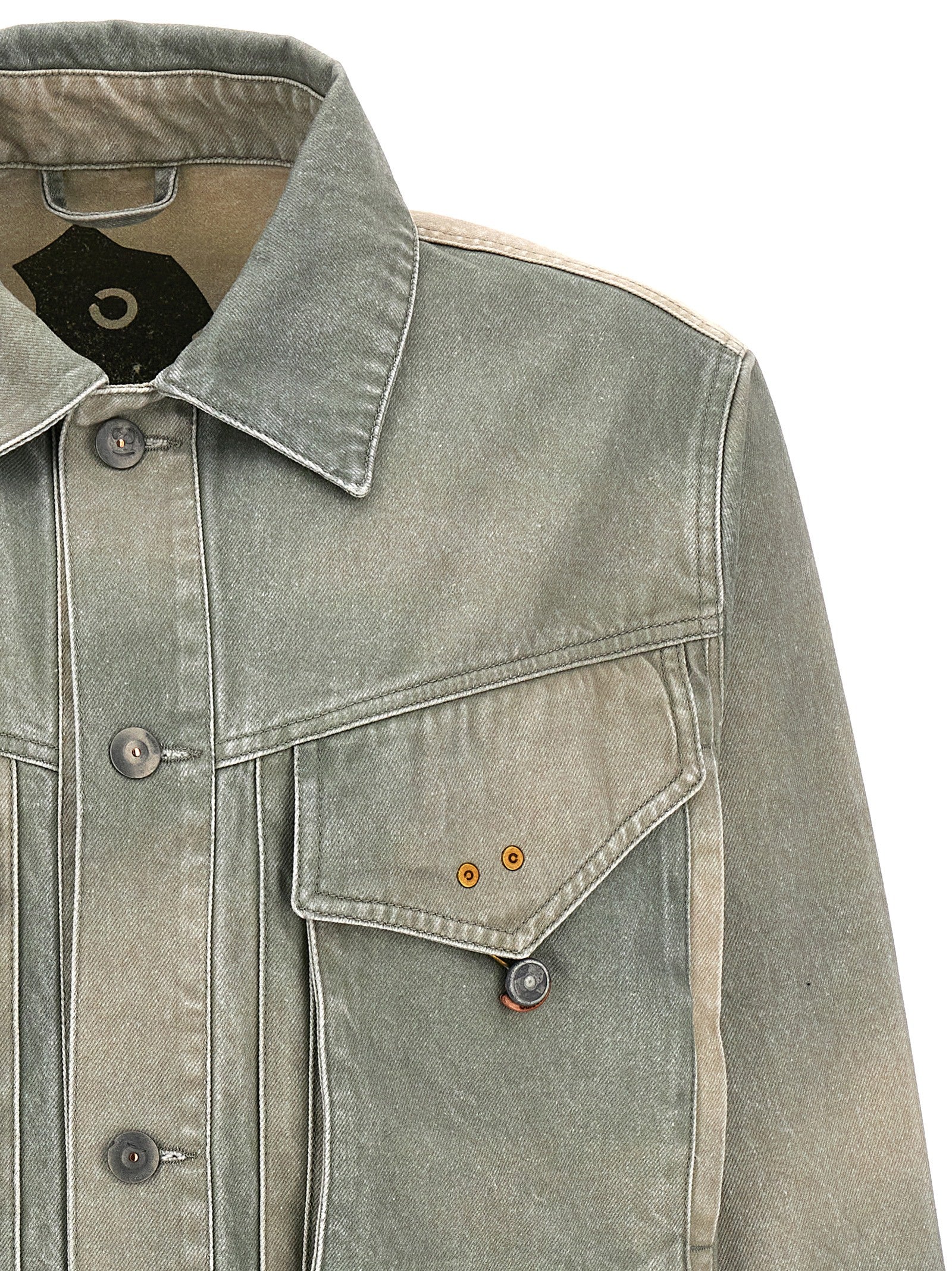 Objects IV Life Gelbe Baumwoll-Jeansjacke