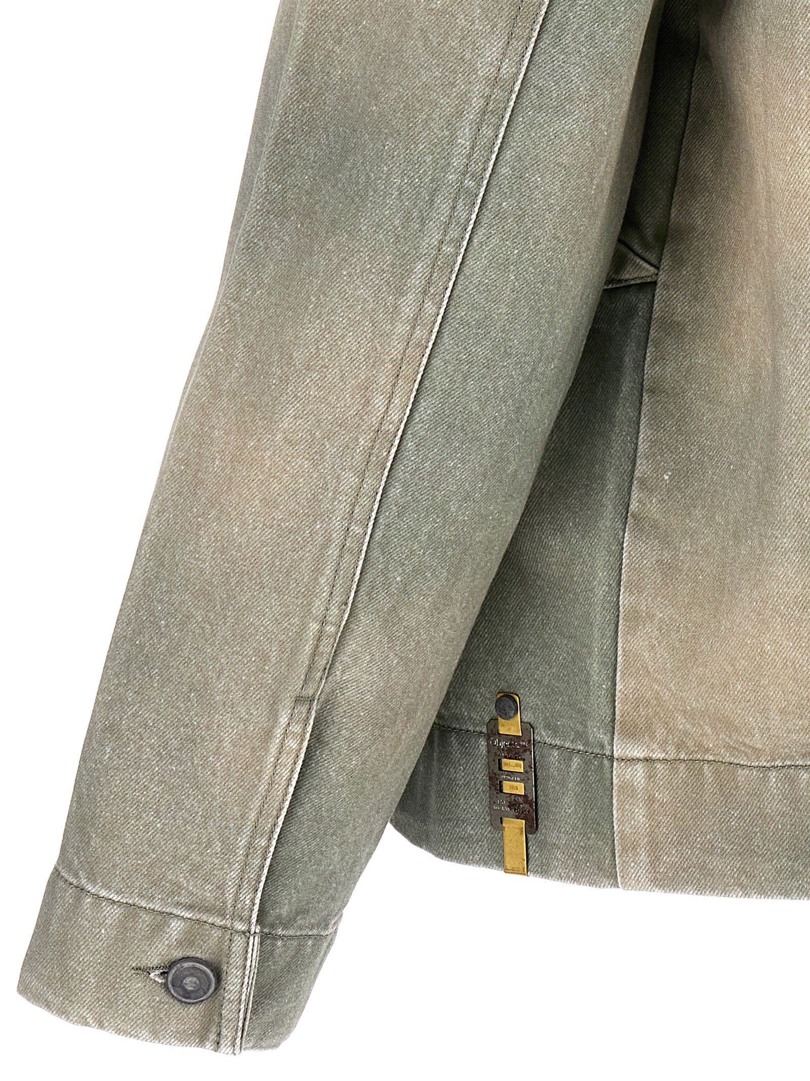 Objects IV Life Gelbe Baumwoll-Jeansjacke