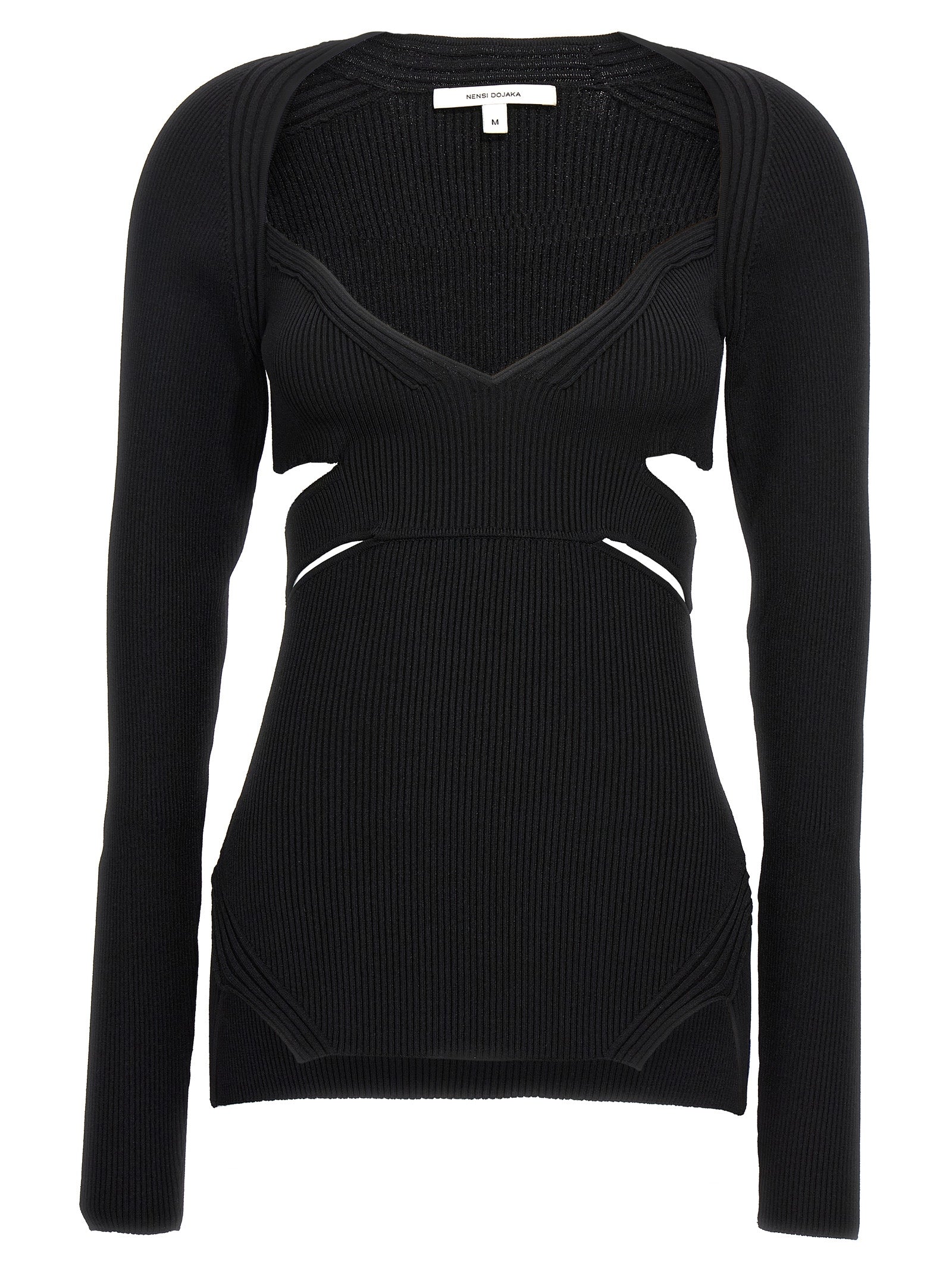 Nensi Dojaka Schwarzer Cardigan aus Viskose
