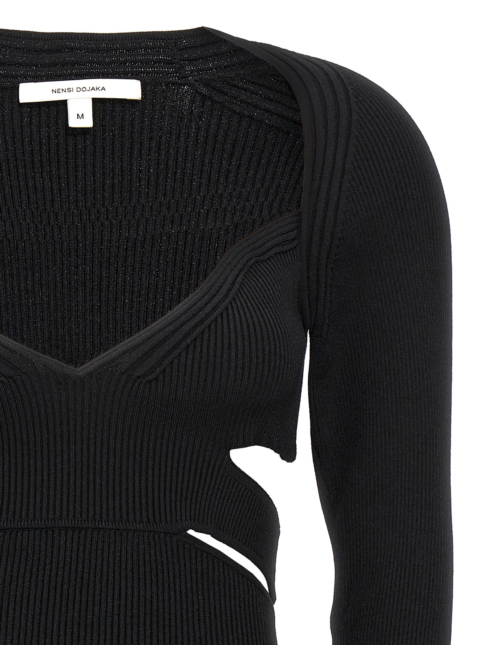 Nensi Dojaka Schwarzer Cardigan aus Viskose
