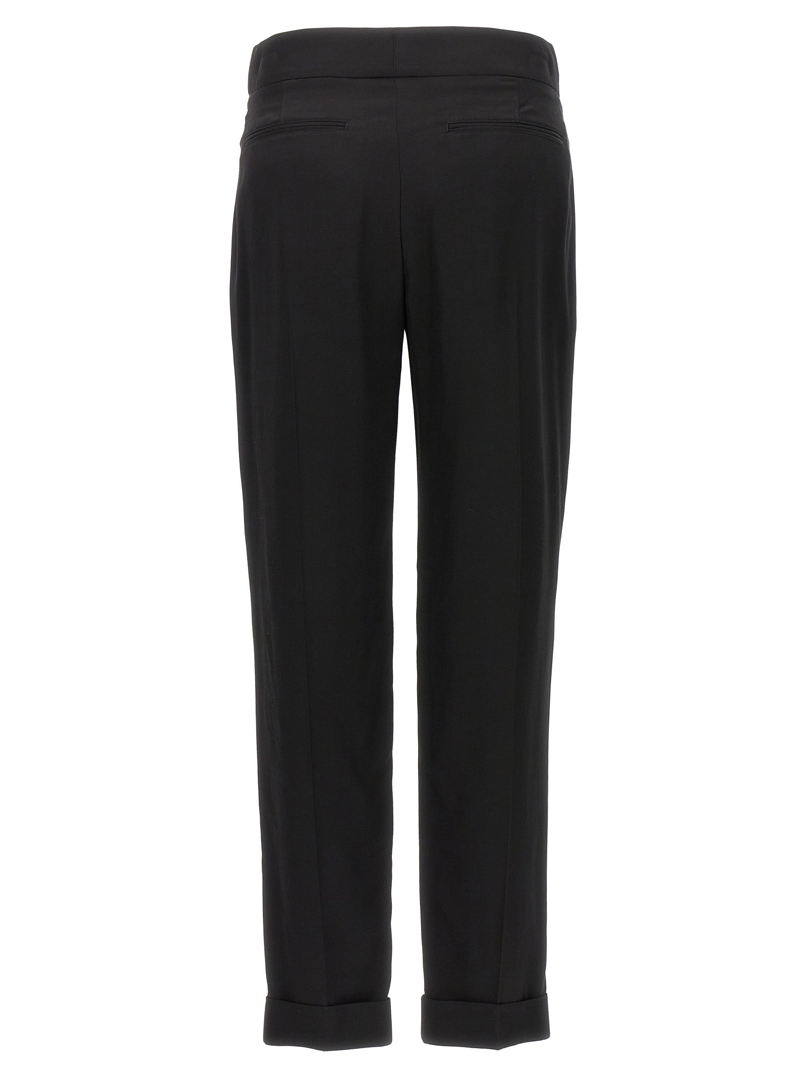 Tom Ford Schwarze Viskose-Anzughose