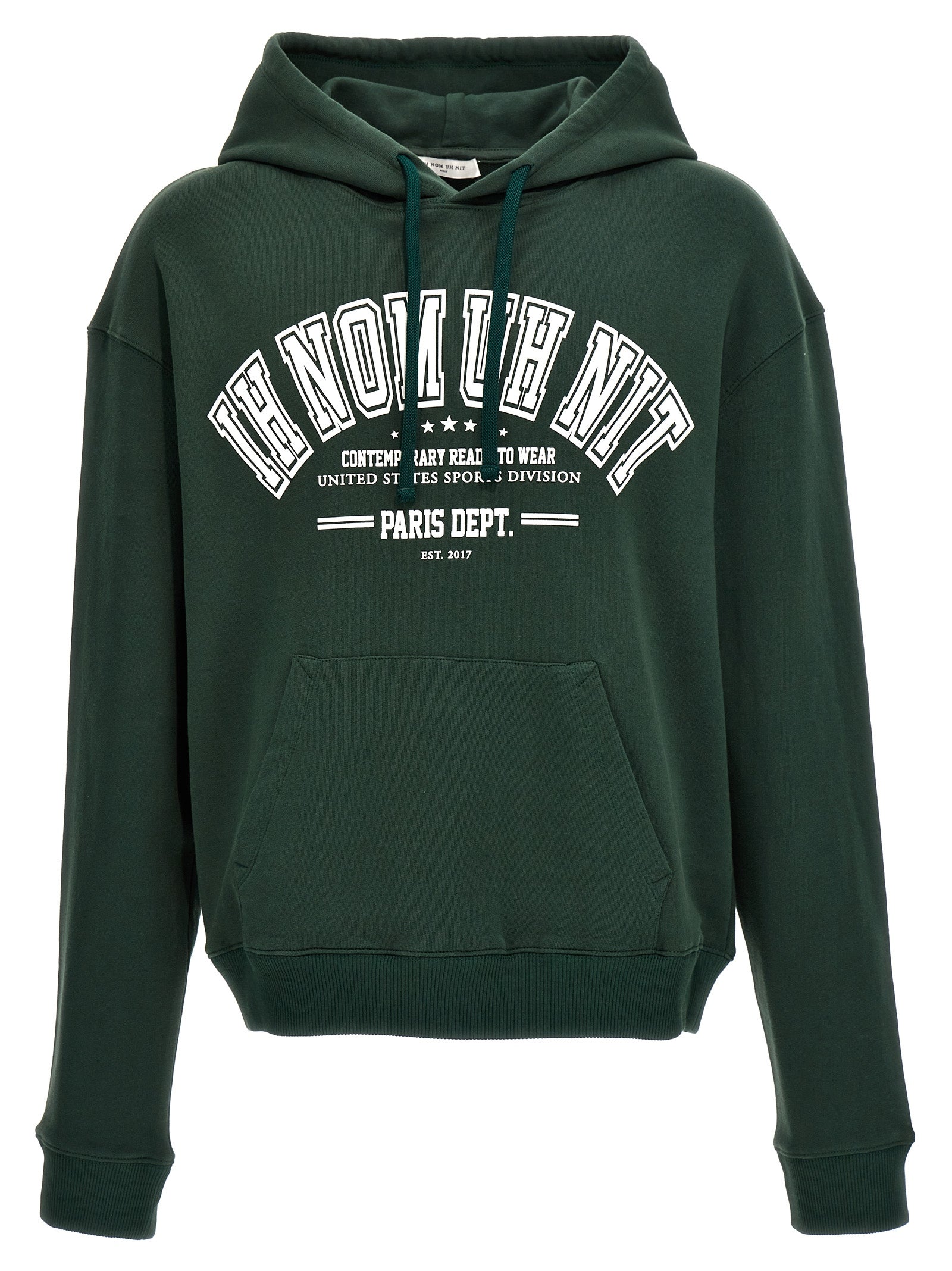 IH NOM UH NIT Zweifarbiger Baumwollpullover
