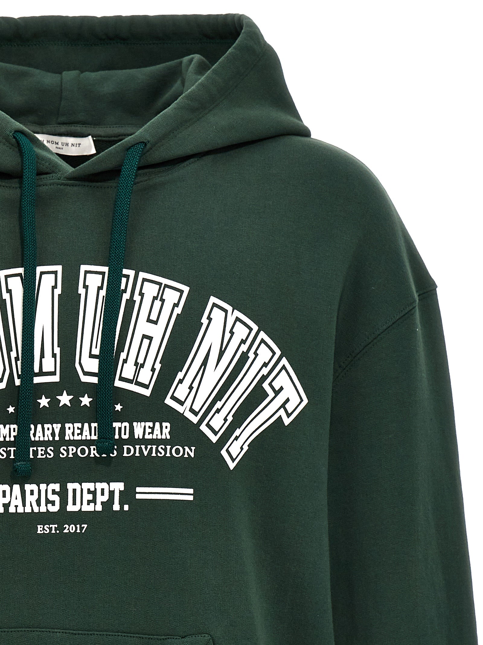 IH NOM UH NIT Zweifarbiger Baumwollpullover
