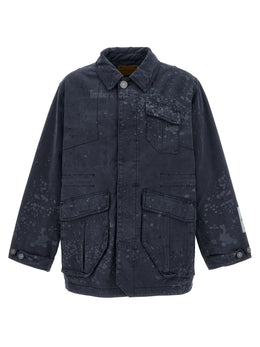 A-COLD-WALL* Blaue Baumwolljacke in voller Länge