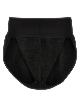 Rick Owens Schwarze Kaschmir-Slips