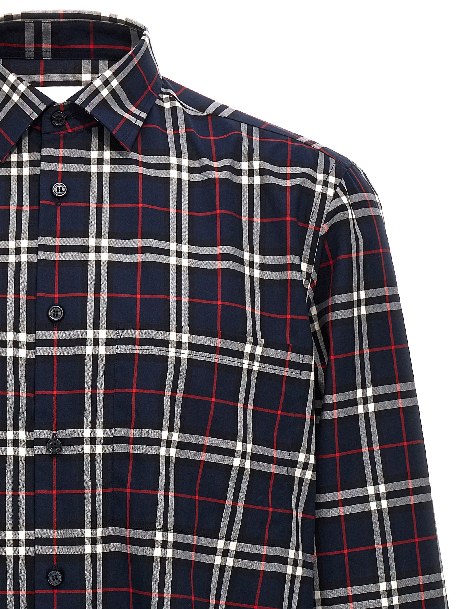 Burberry Blaue Baumwollbluse