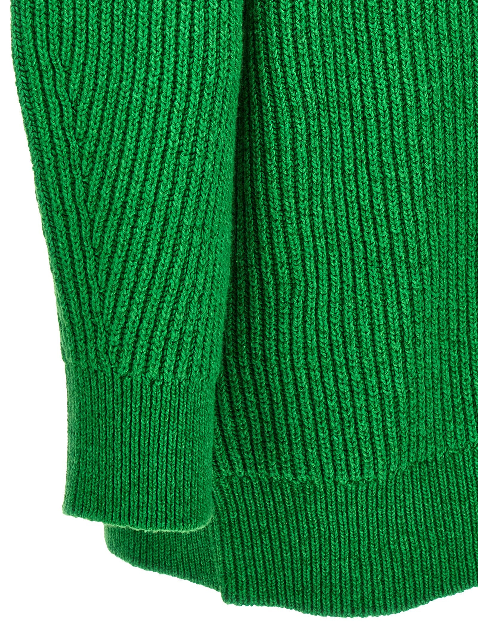 Jil Sander Baumwoll-Cardigan in Zweifarbenoptik