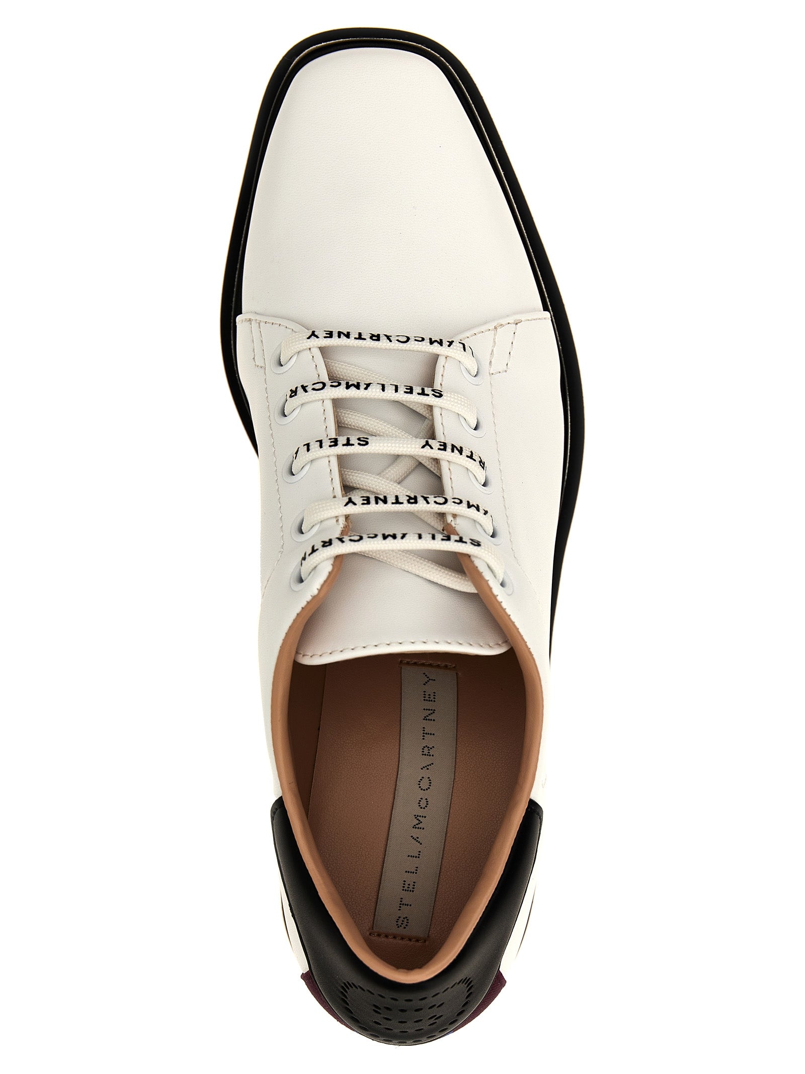 Stella McCartney Zweifarbige Keilsandalen aus Polyethylen