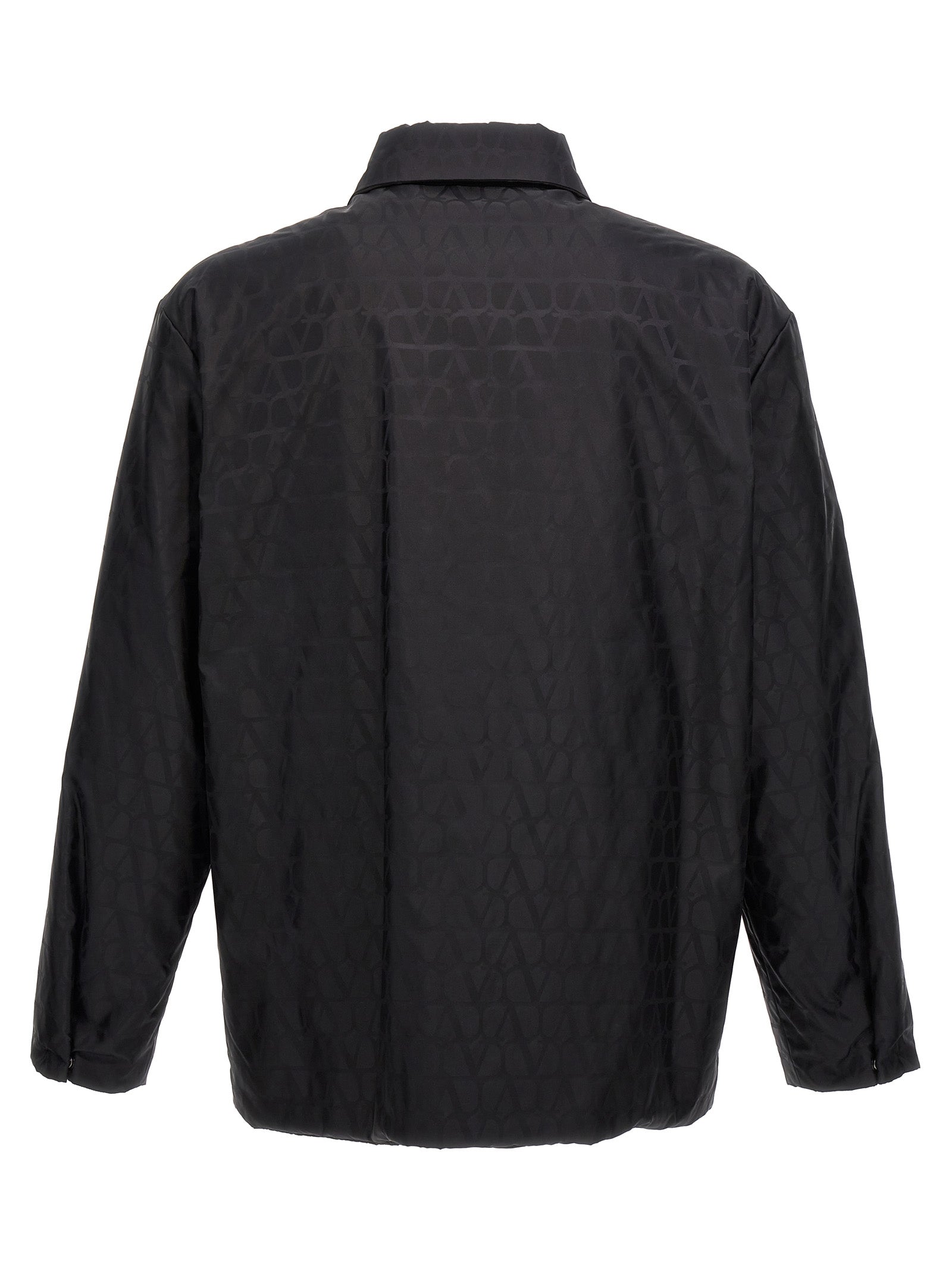Valentino Garavani Schwarze Polyamidjacke
