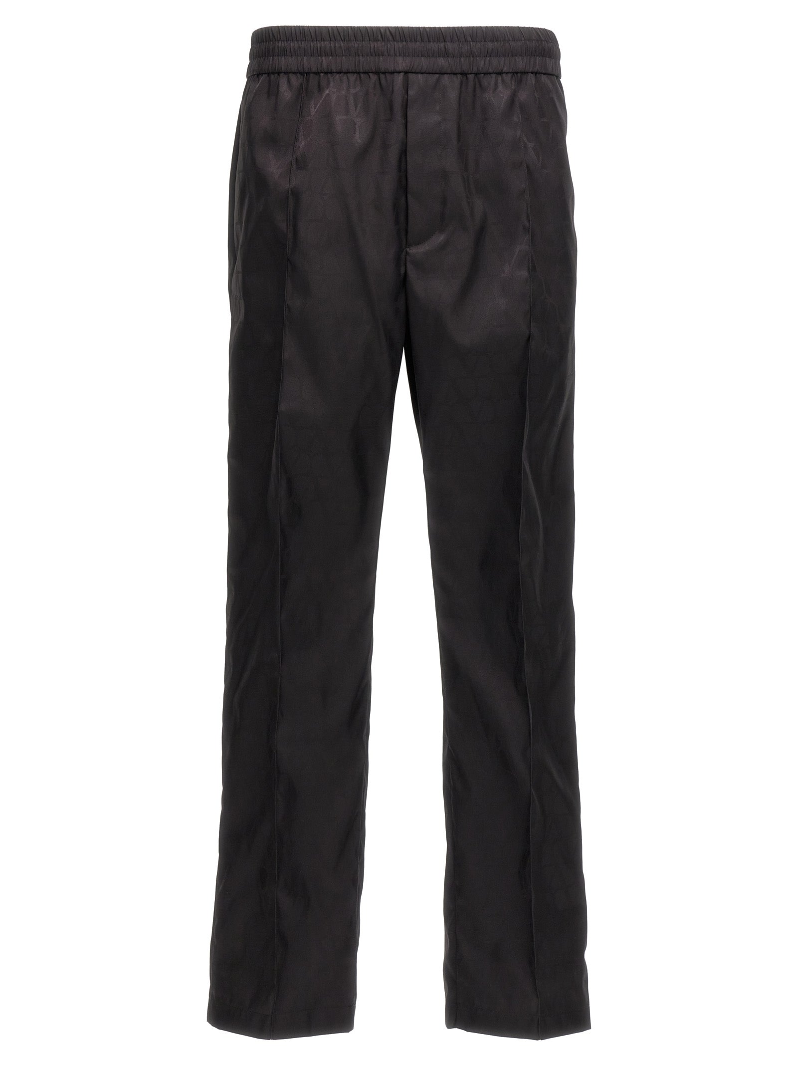 Valentino Garavani Schwarze Polyamid-Freizeithose