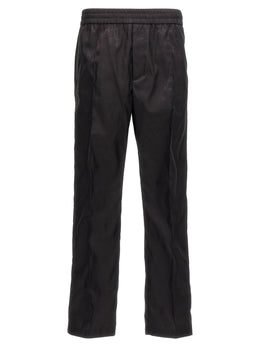 Valentino Garavani Schwarze Polyamid-Freizeithose