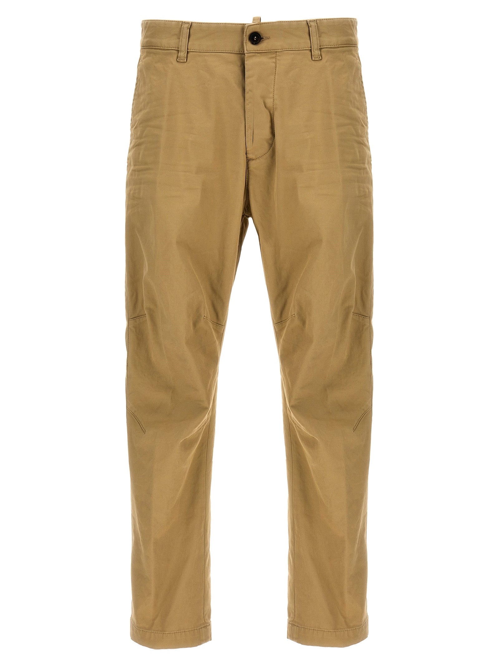 Dsquared² Beige Baumwoll-Chino-Hose