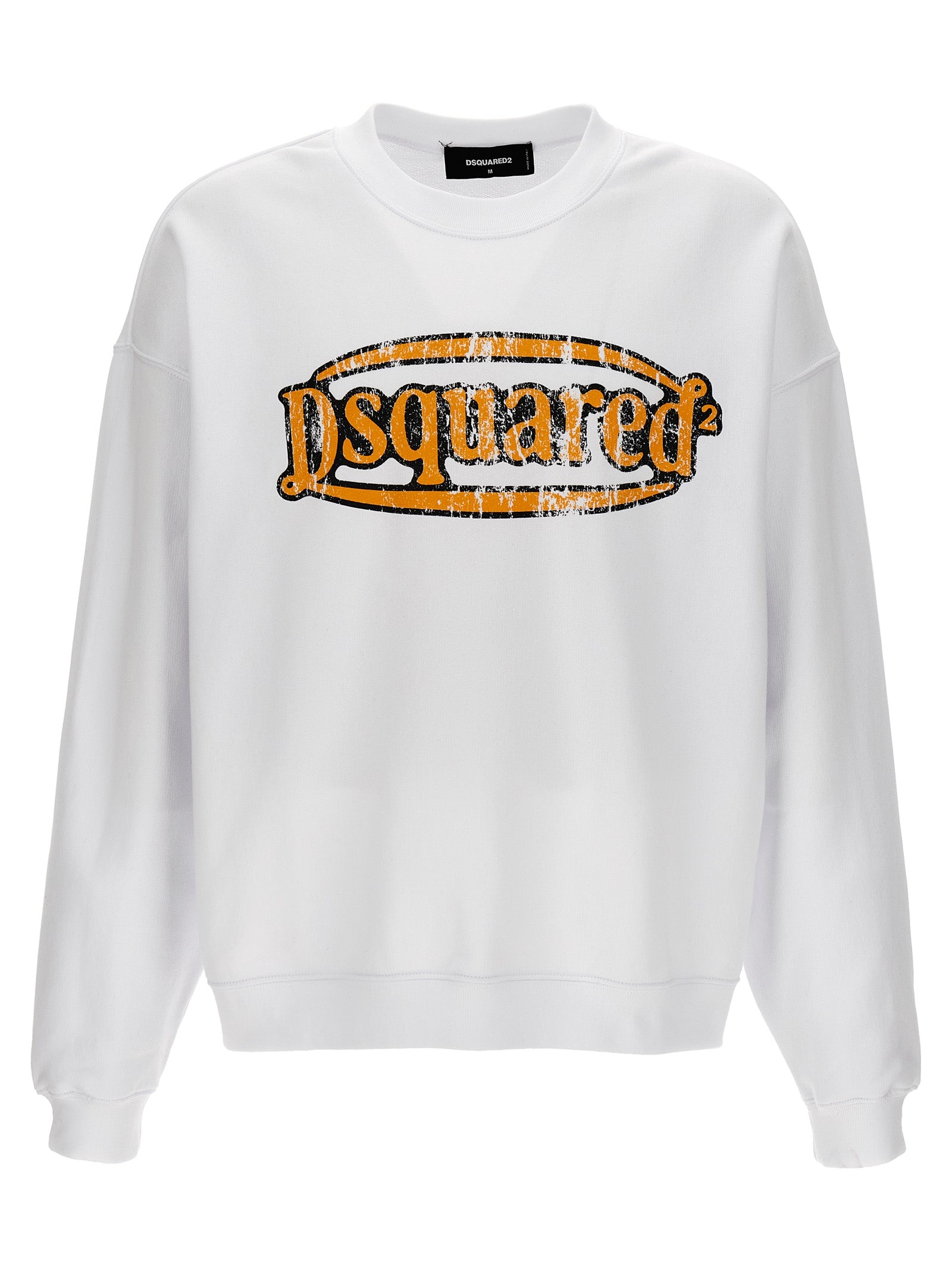 Dsquared² Weißes Baumwoll-Sweatshirt