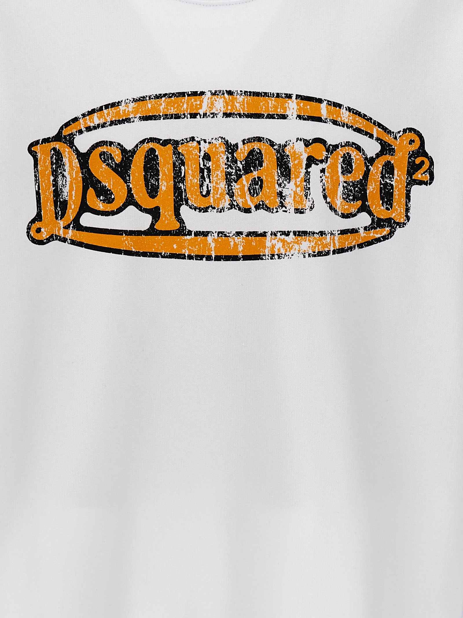 Dsquared² Weißes Baumwoll-Sweatshirt