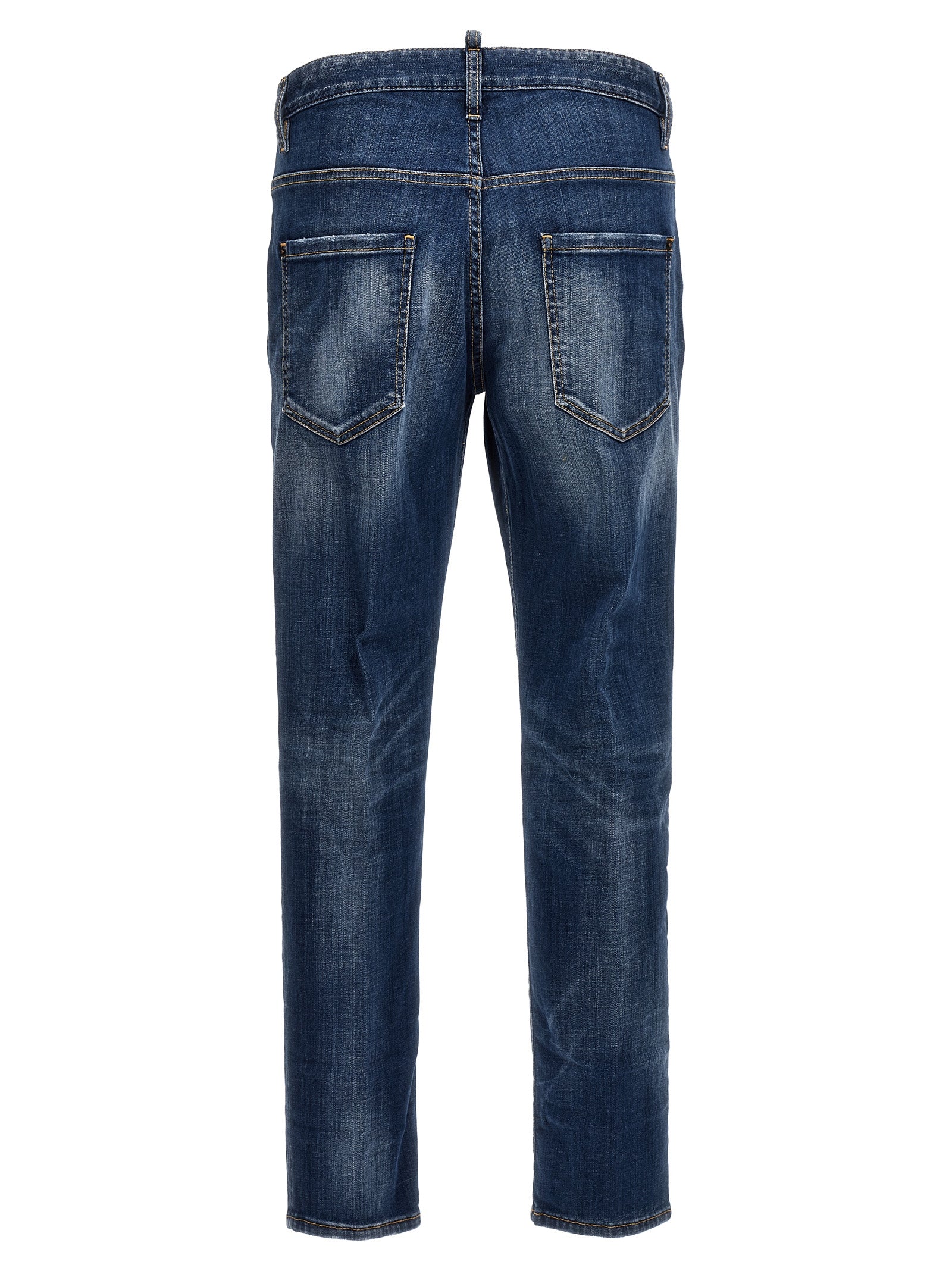 Dsquared² Blaue Baumwolljeans im Relaxed Fit