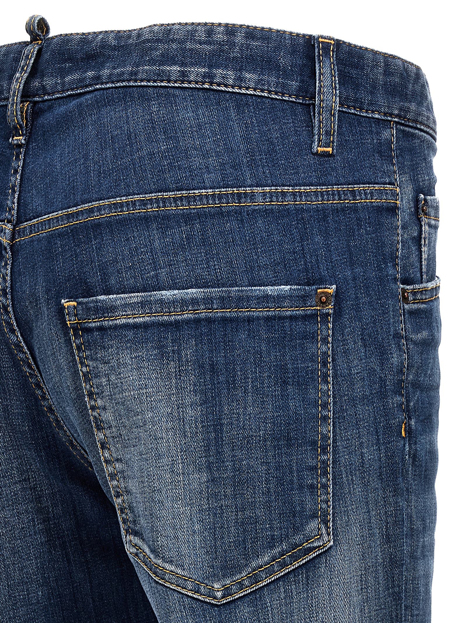 Dsquared² Blaue Baumwolljeans im Relaxed Fit