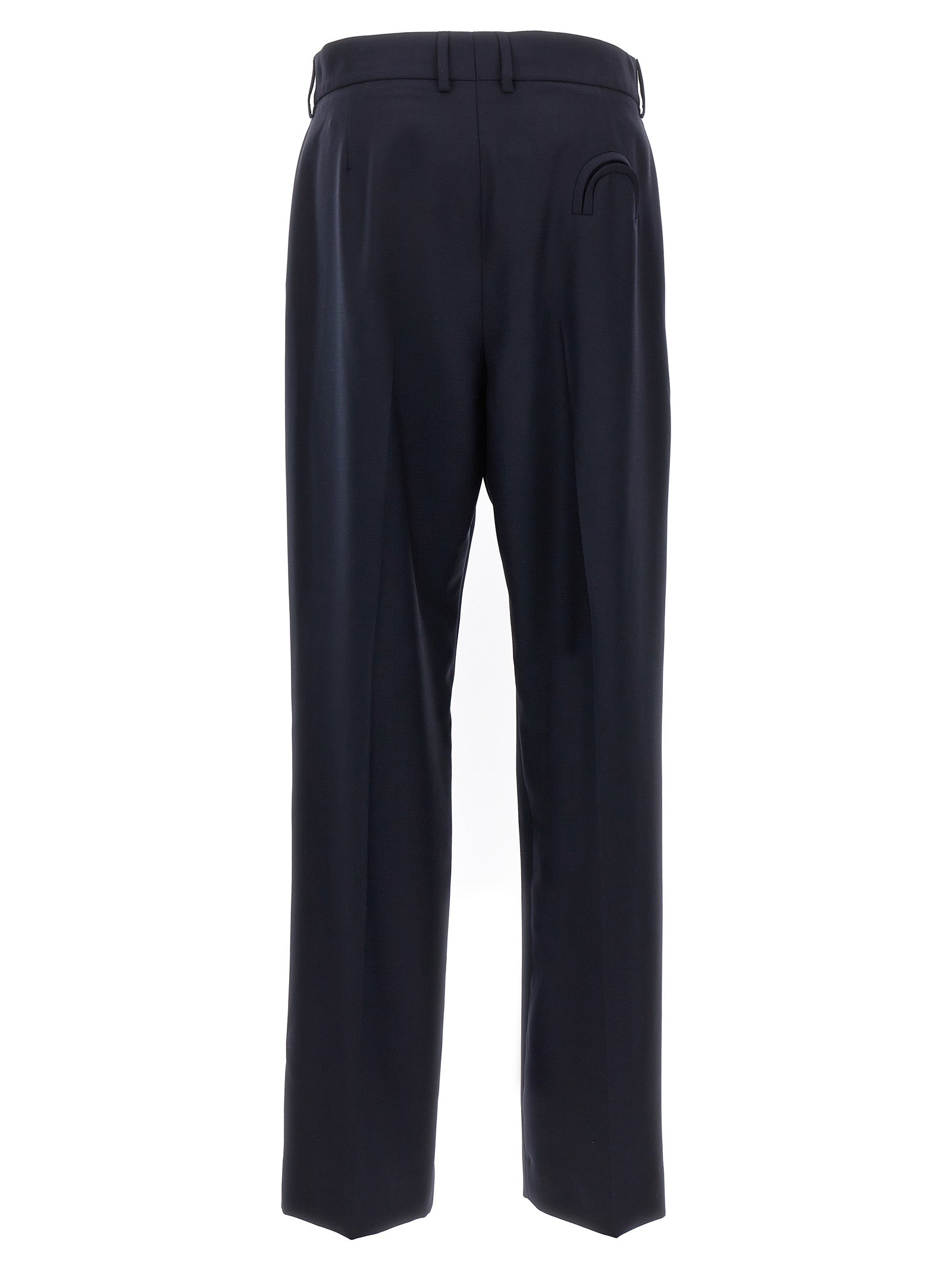 Blazé Milano Blaue Hose aus reiner Schurwolle