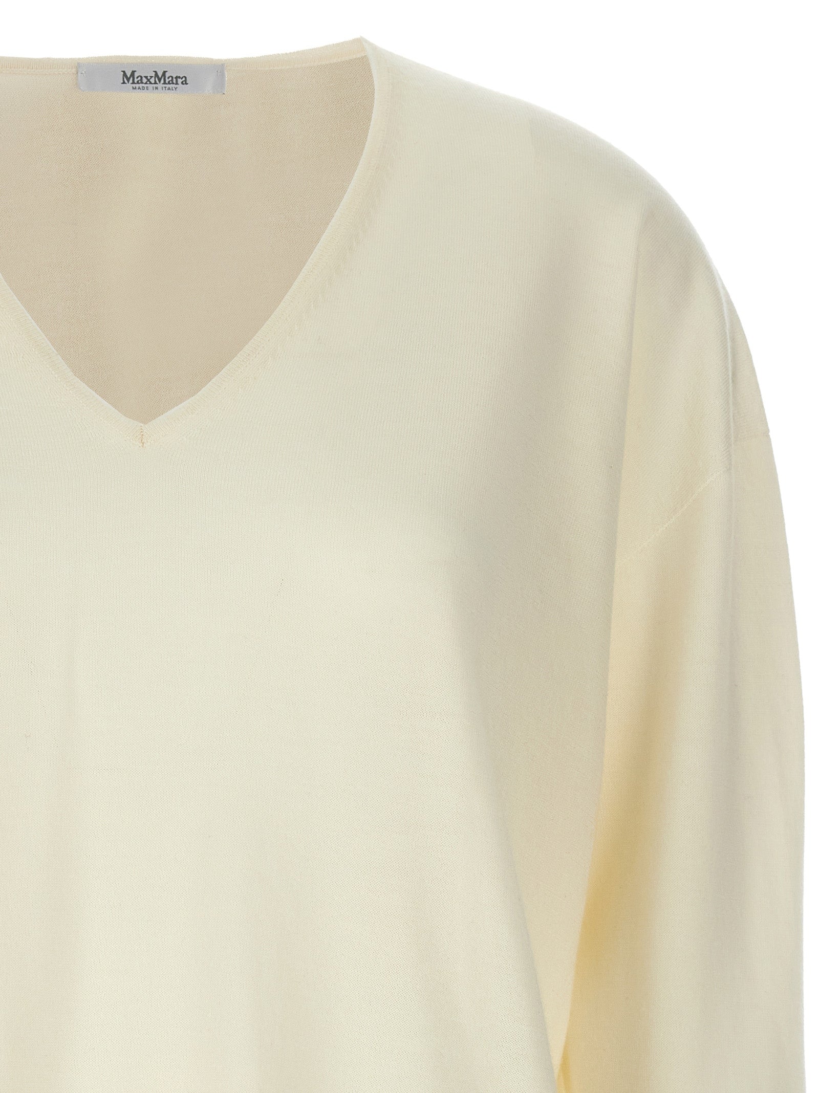 Max Mara Weicher Kaschmir-Cardigan in Weiß