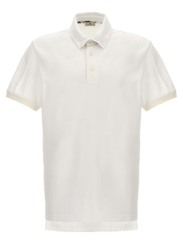 Etro Weißes Poloshirt aus Baumwolle