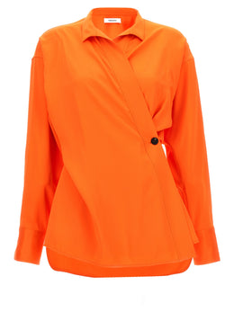Ferragamo Orange Viskosebluse