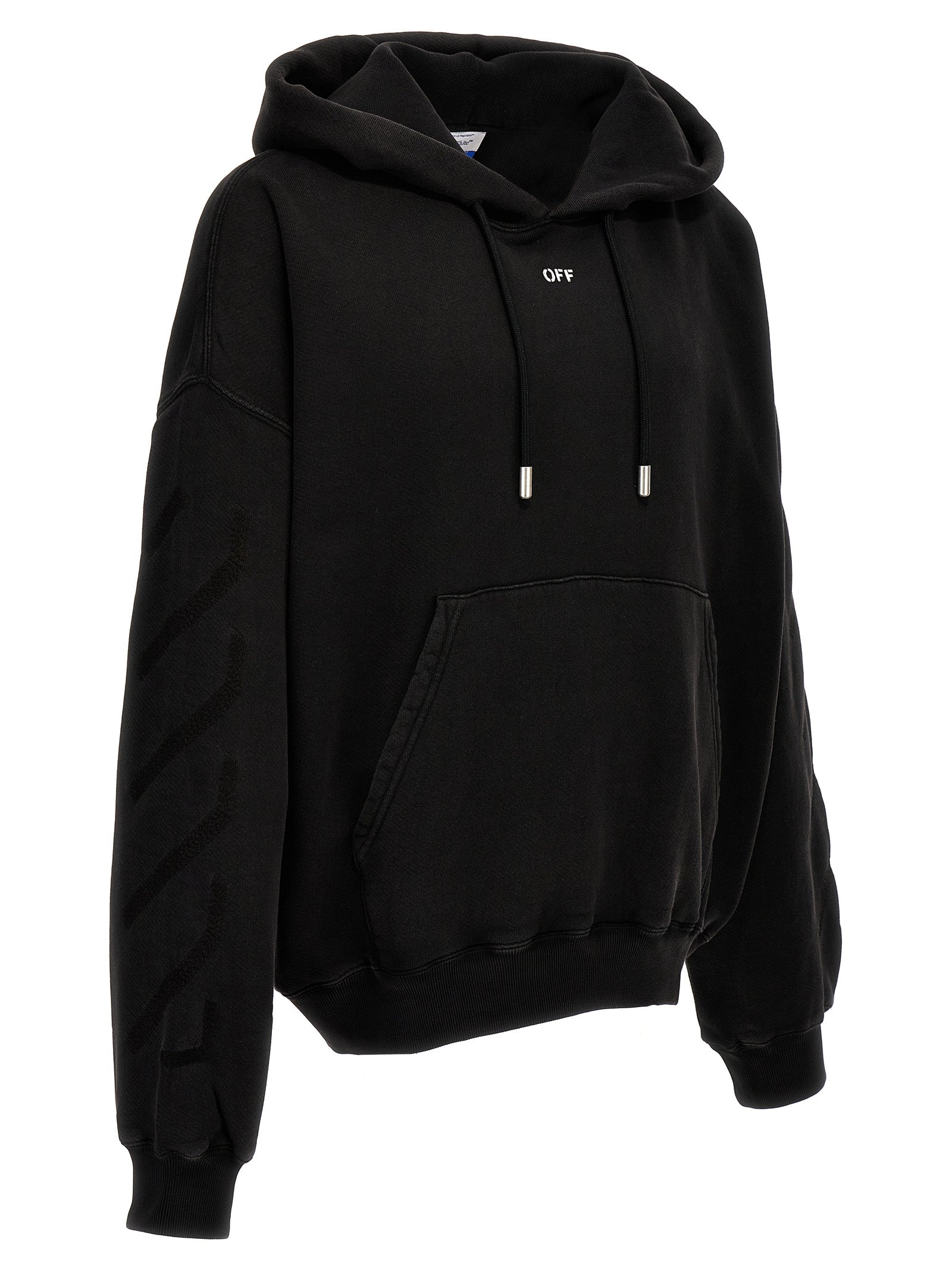 Off-White Grauer Baumwollpullover