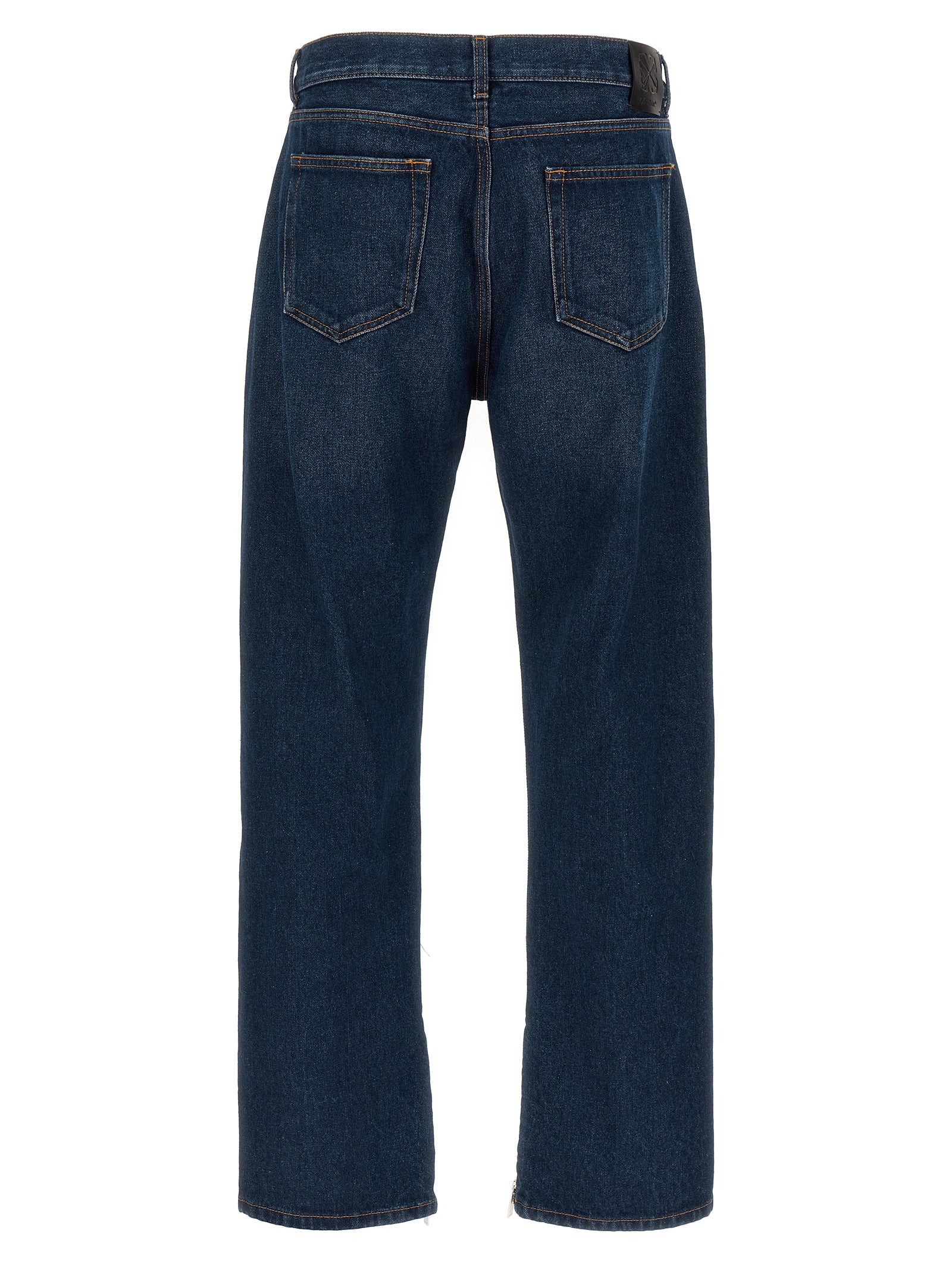 Off-White Blaue Baumwolljeans Denim
