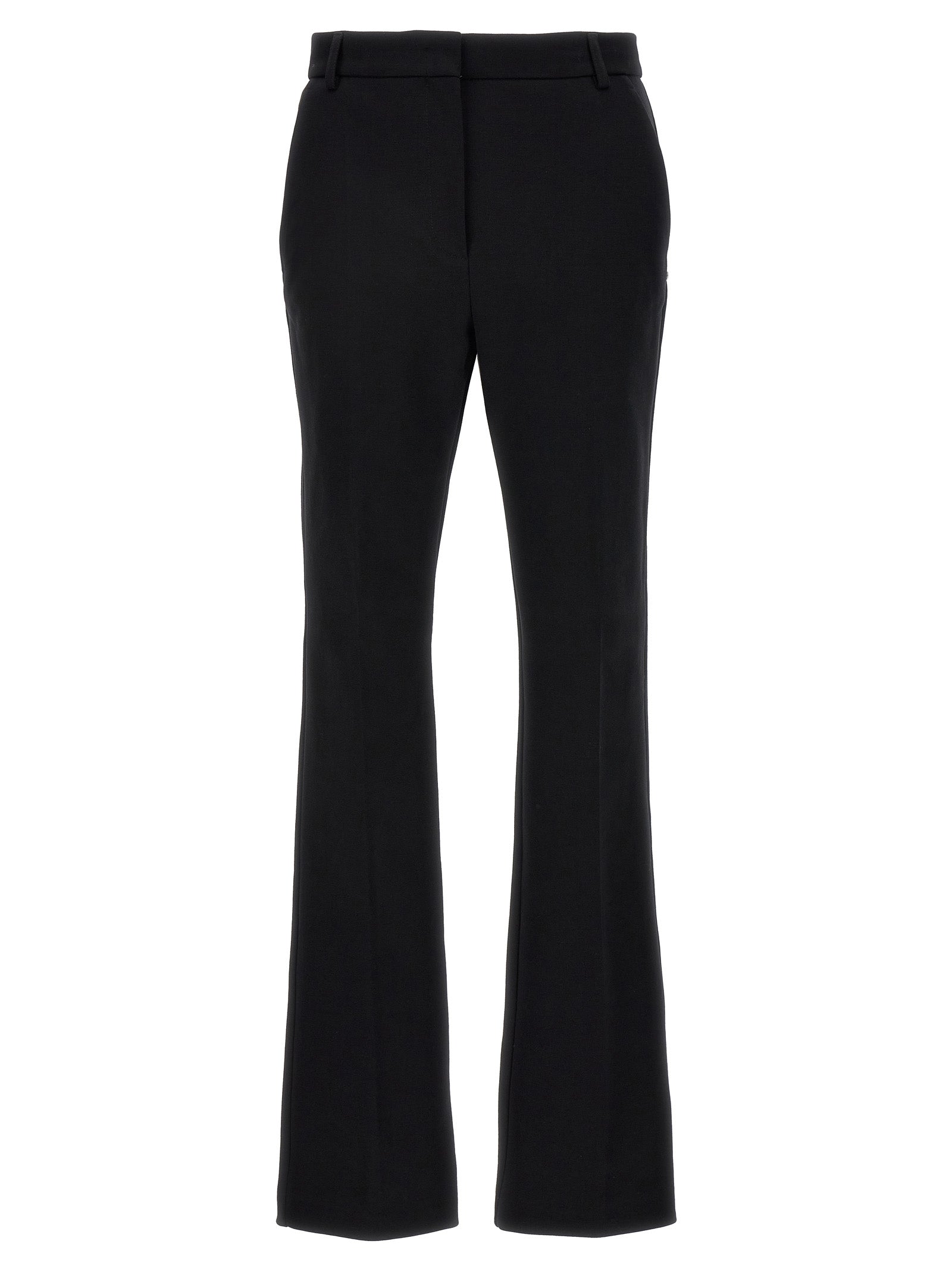 Sportmax Schwarze Baumwoll-Freizeithose