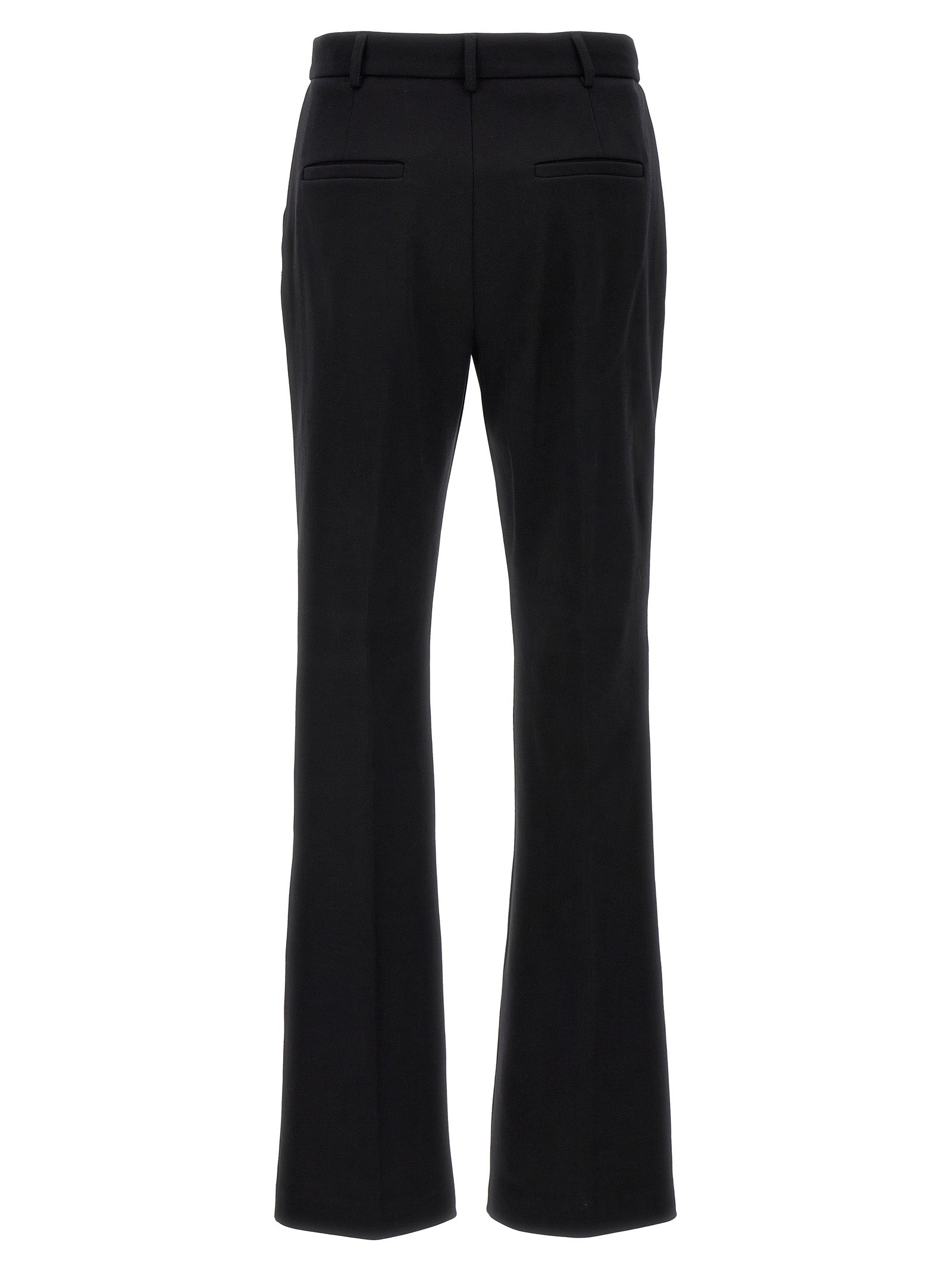 Sportmax Schwarze Baumwoll-Freizeithose