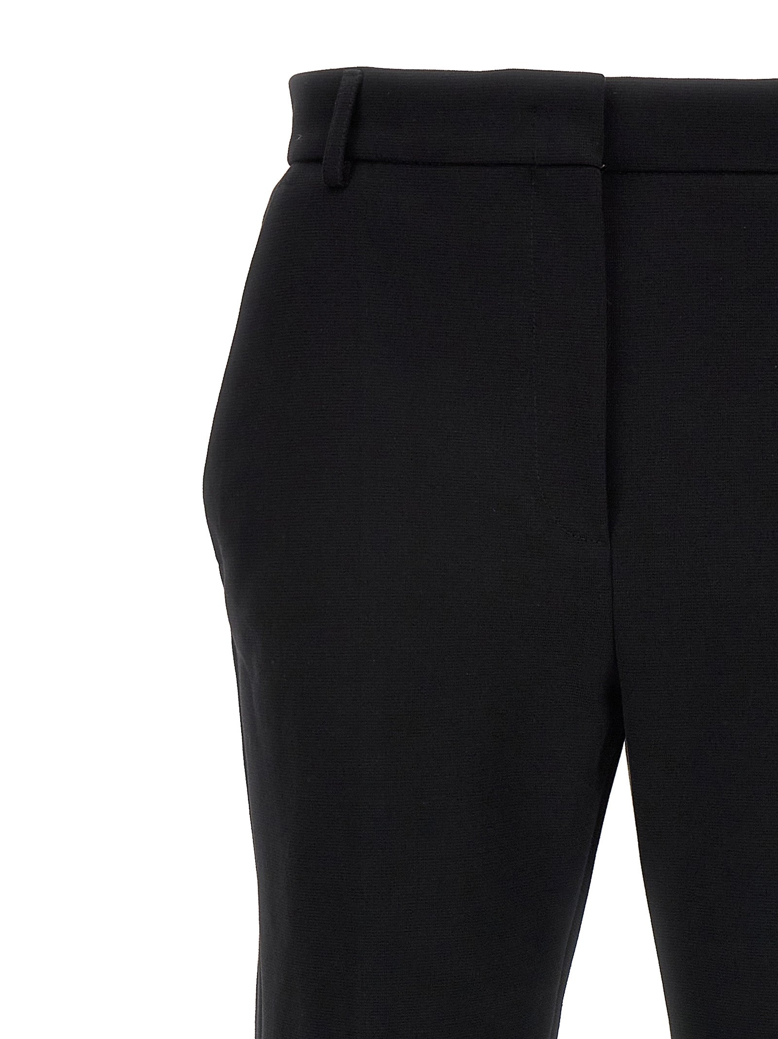 Sportmax Schwarze Baumwoll-Freizeithose