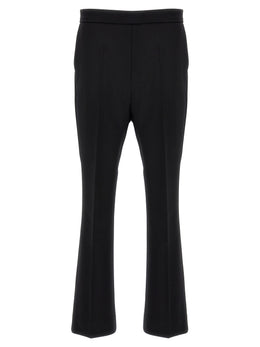 Max Mara Schwarze Cropped Hose aus Schurwolle